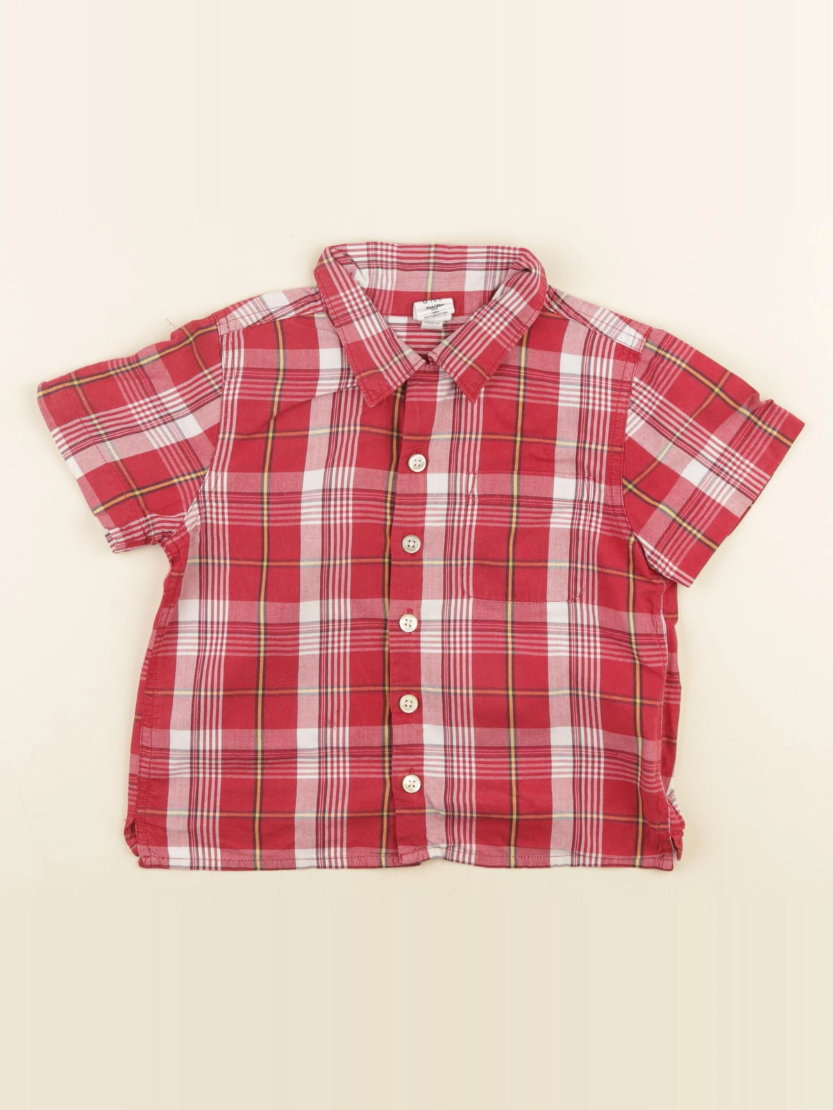 GAP - chemise rouge - 3/4 ans