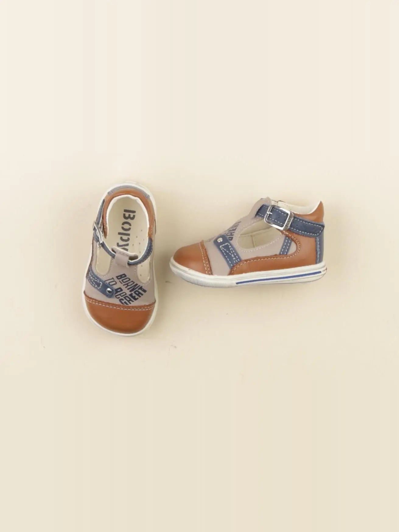 Bopy - babies bleu, marron - pointure 18