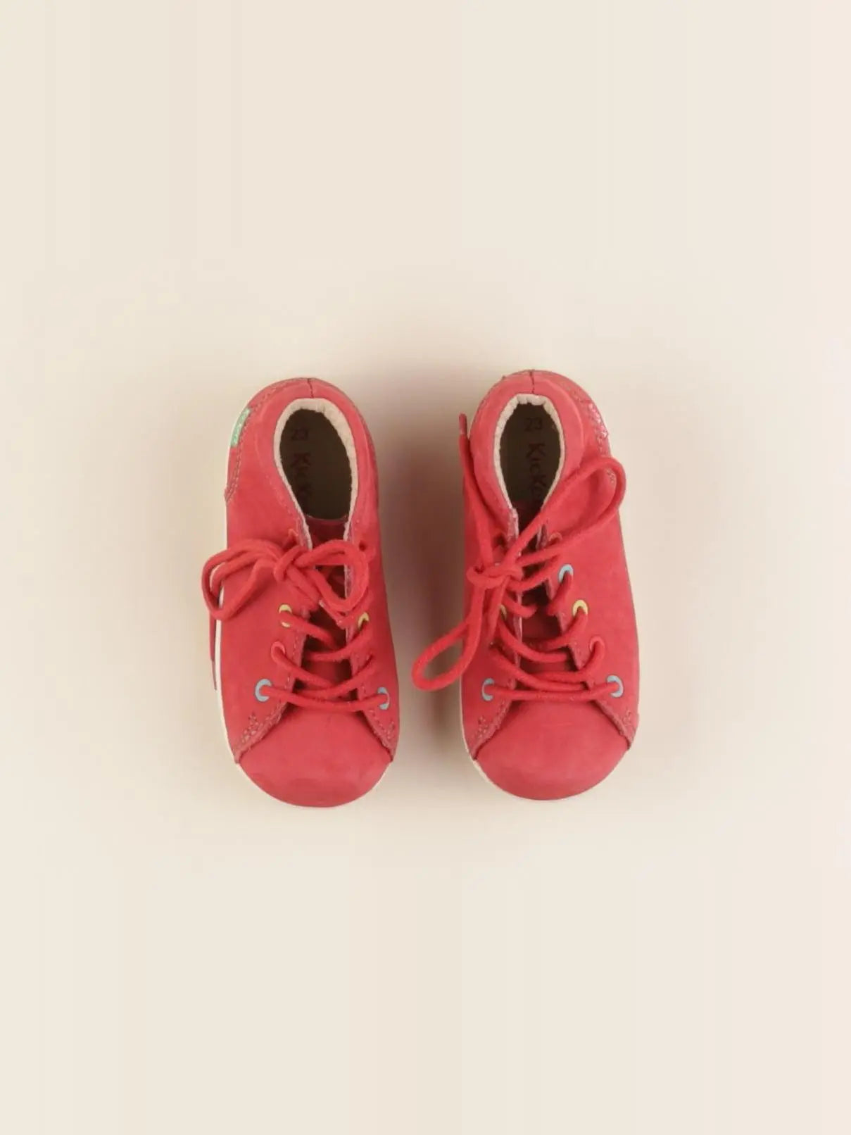 Kickers - bottillons rouge - pointure 23