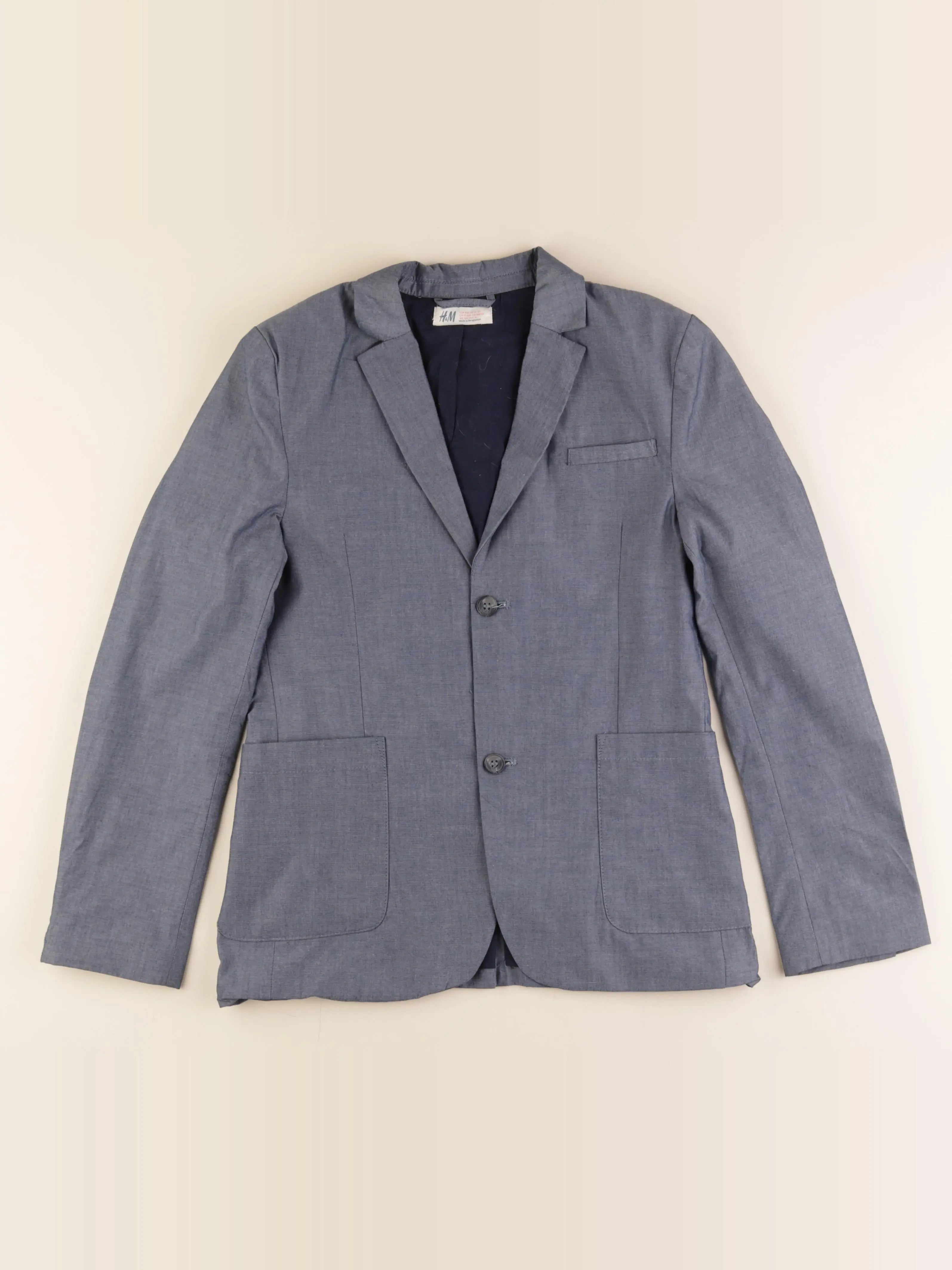 H&M - veste bleu - 12/13 ans