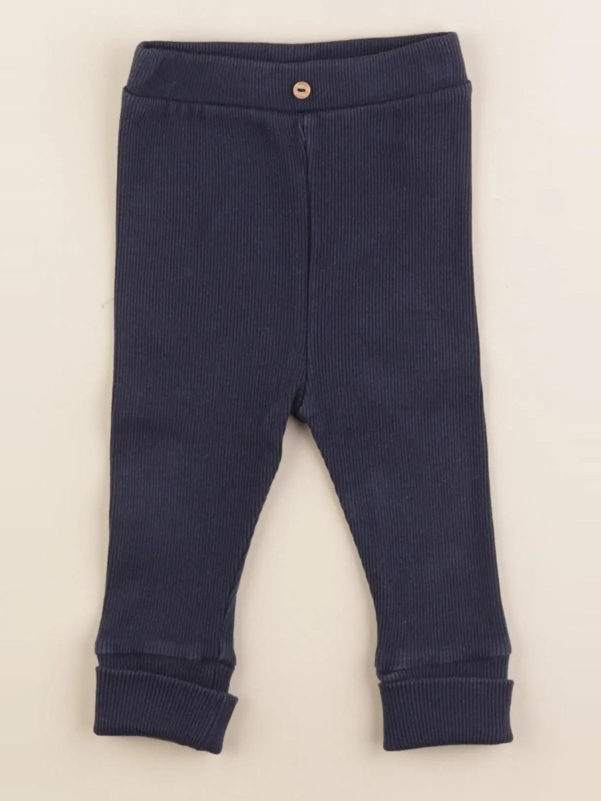 Vertbaudet - legging bleu - 9 mois