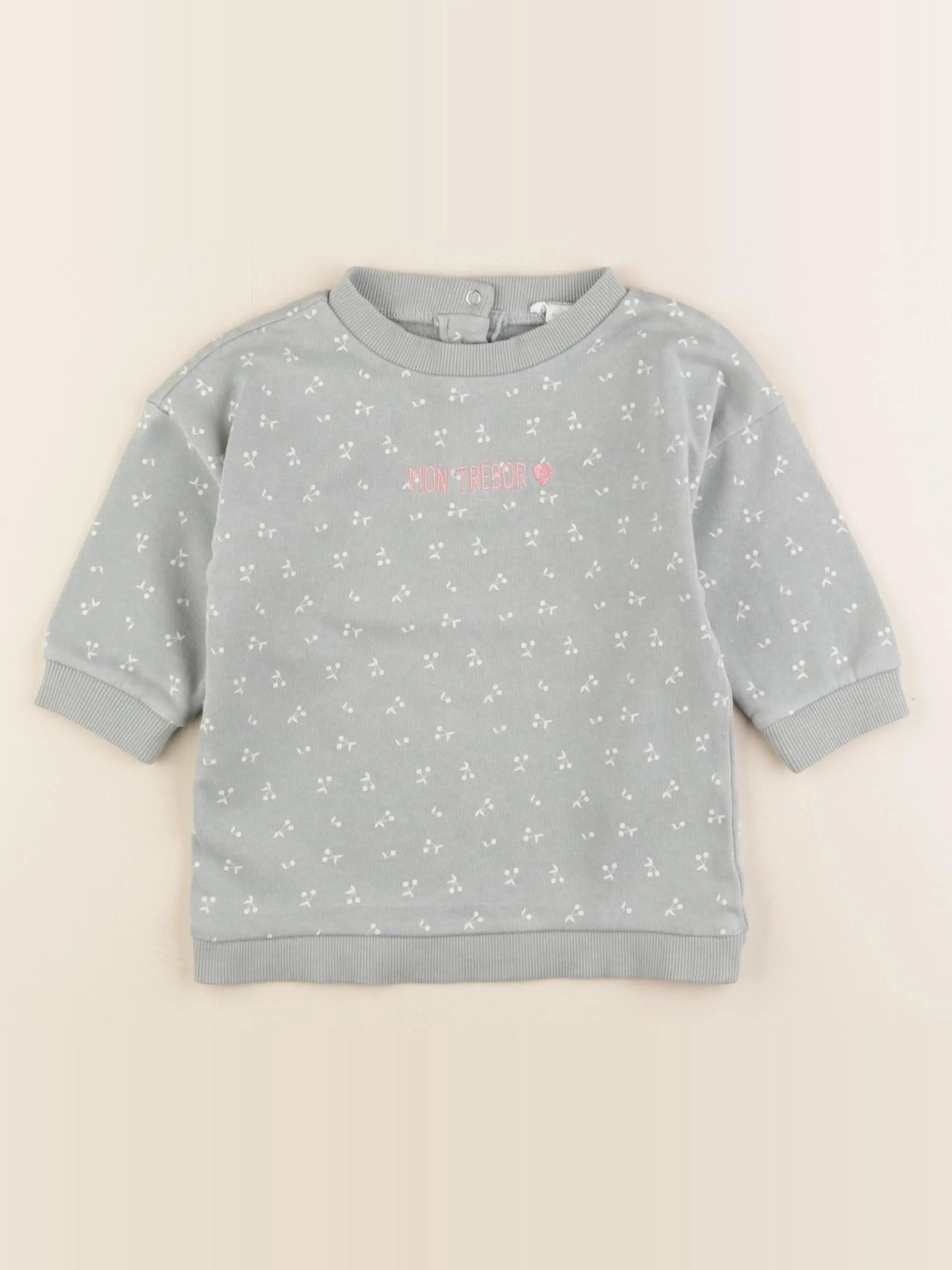 Vertbaudet - robe vert - 9 mois