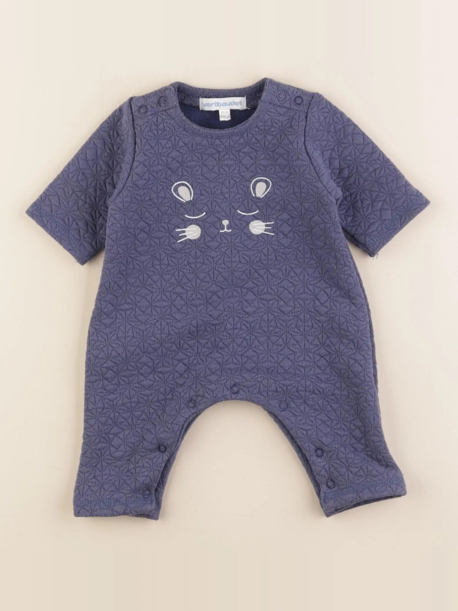 Vertbaudet - pyjama coton bleu - Prématuré