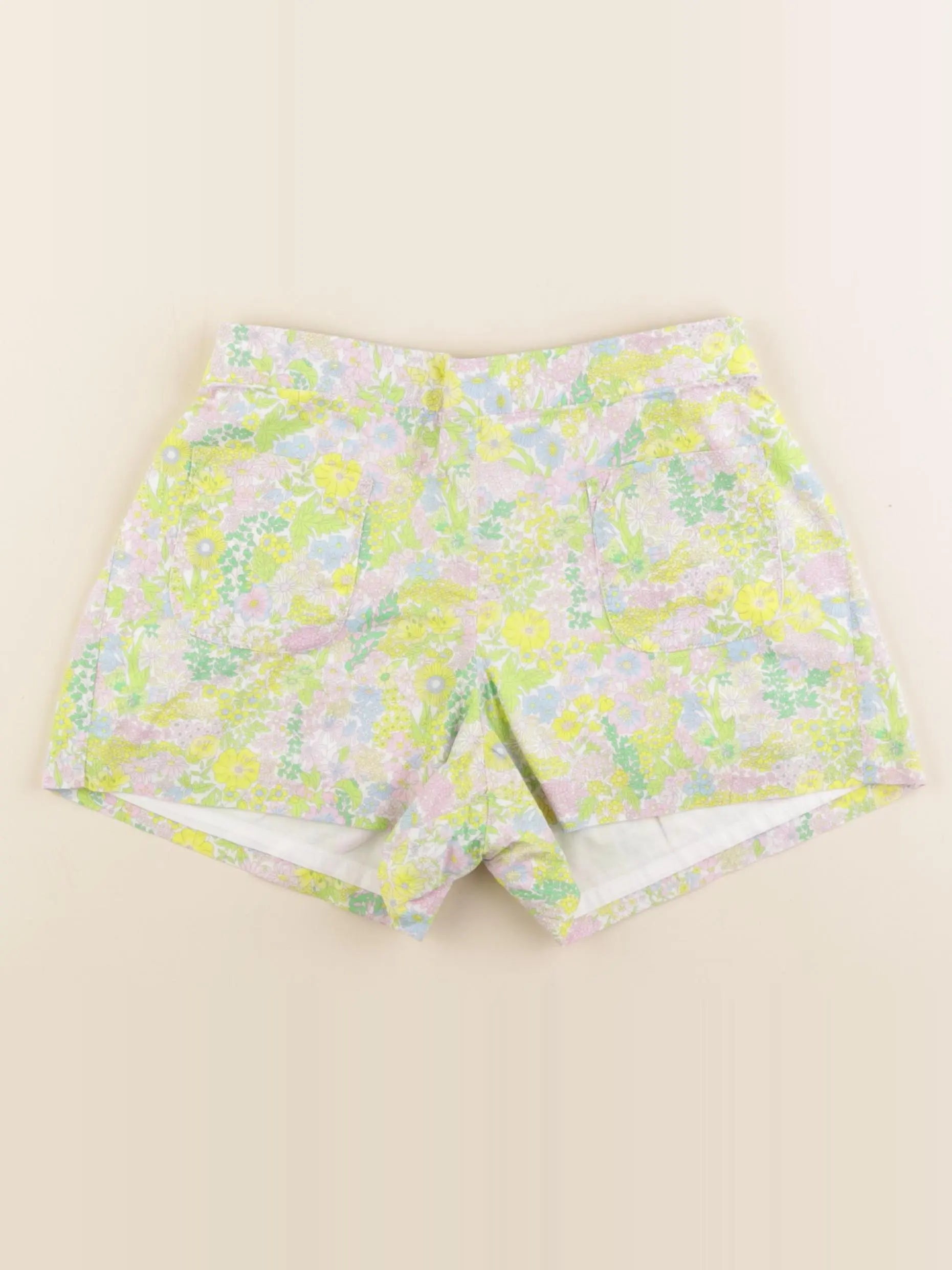 Jacadi - short liberty jaune, rose, vert - 10 ans