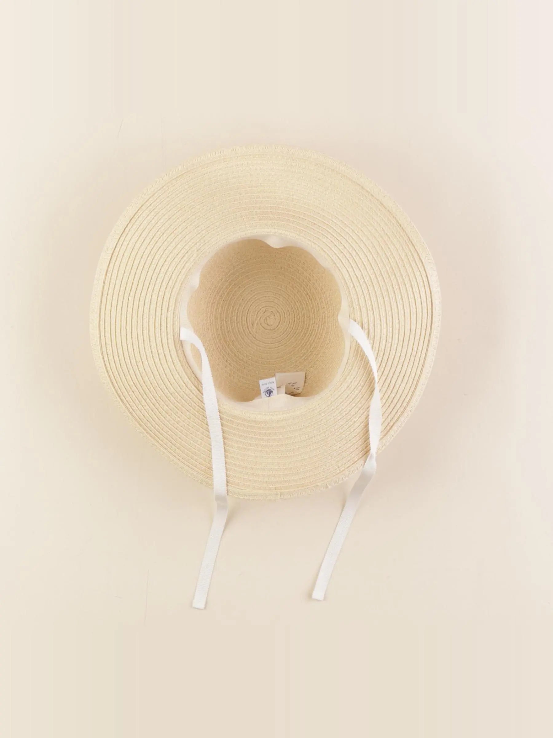 Petit Bateau - chapeau beige - 3/6 mois