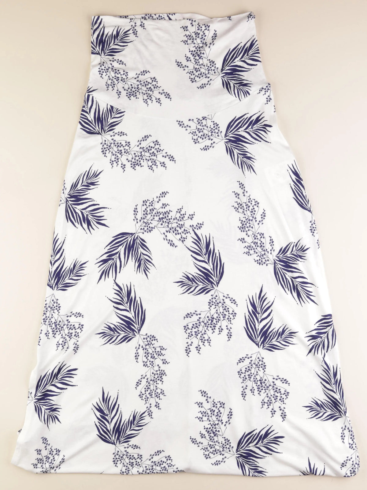 Envie de fraise - jupe grossesse blanc, bleu - 38 à 40