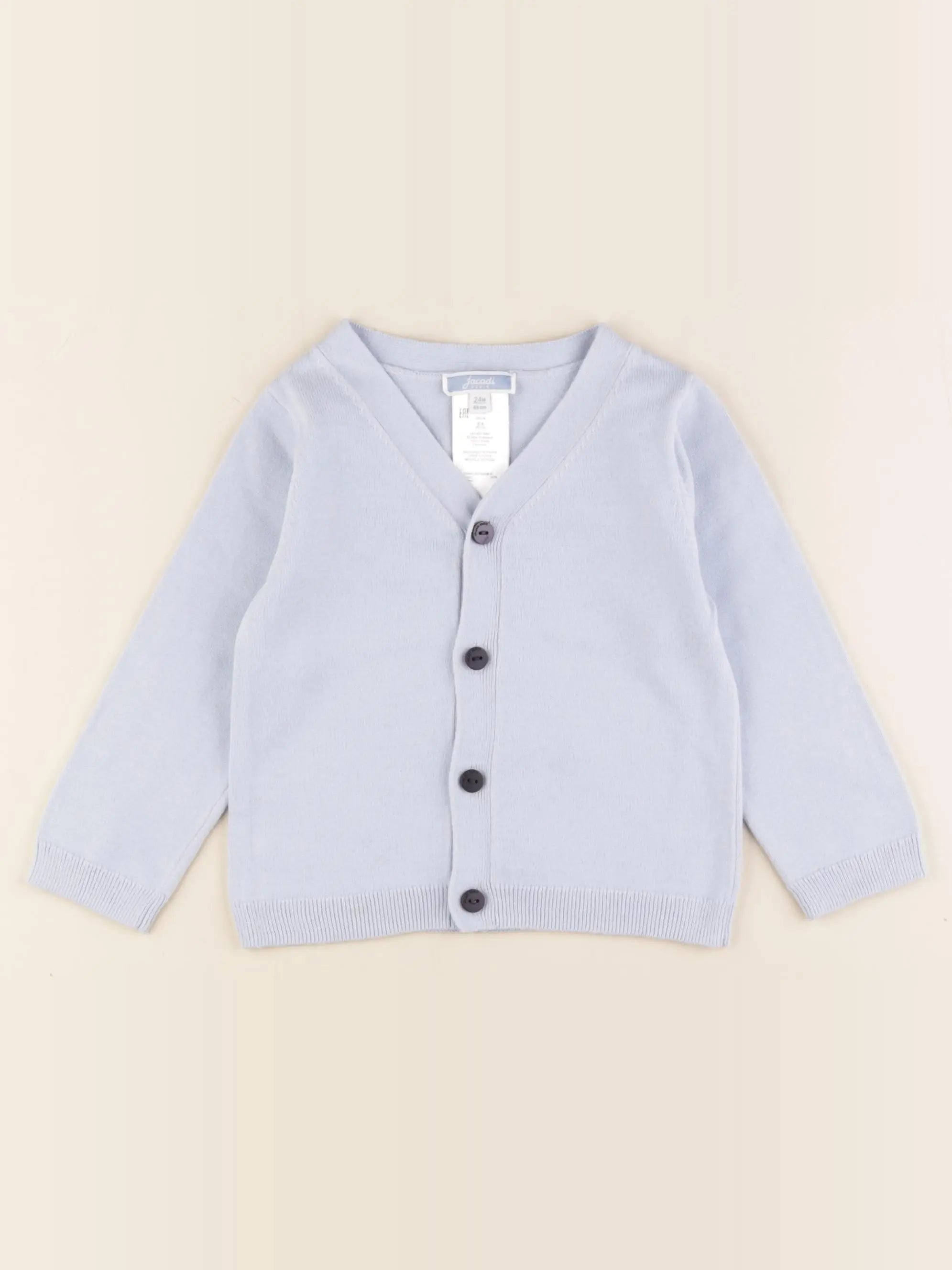 Jacadi - gilet bleu - 24 mois