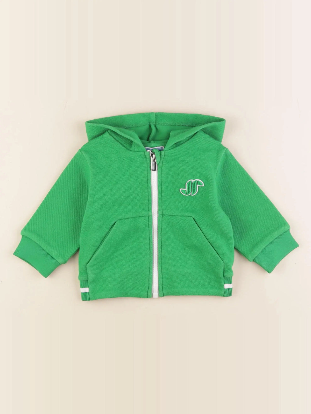 Jacadi - sweat vert - 6 mois