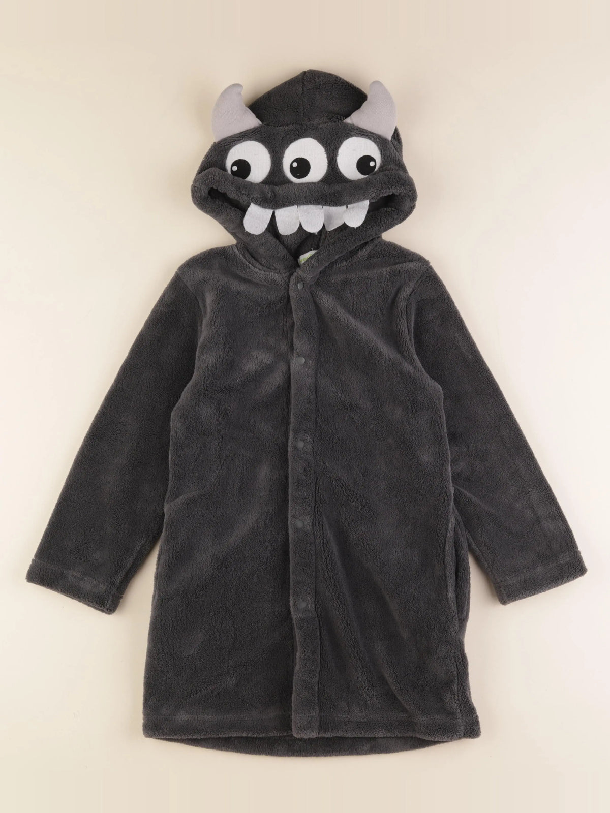 Vertbaudet - robe de chambre gris - 6 ans