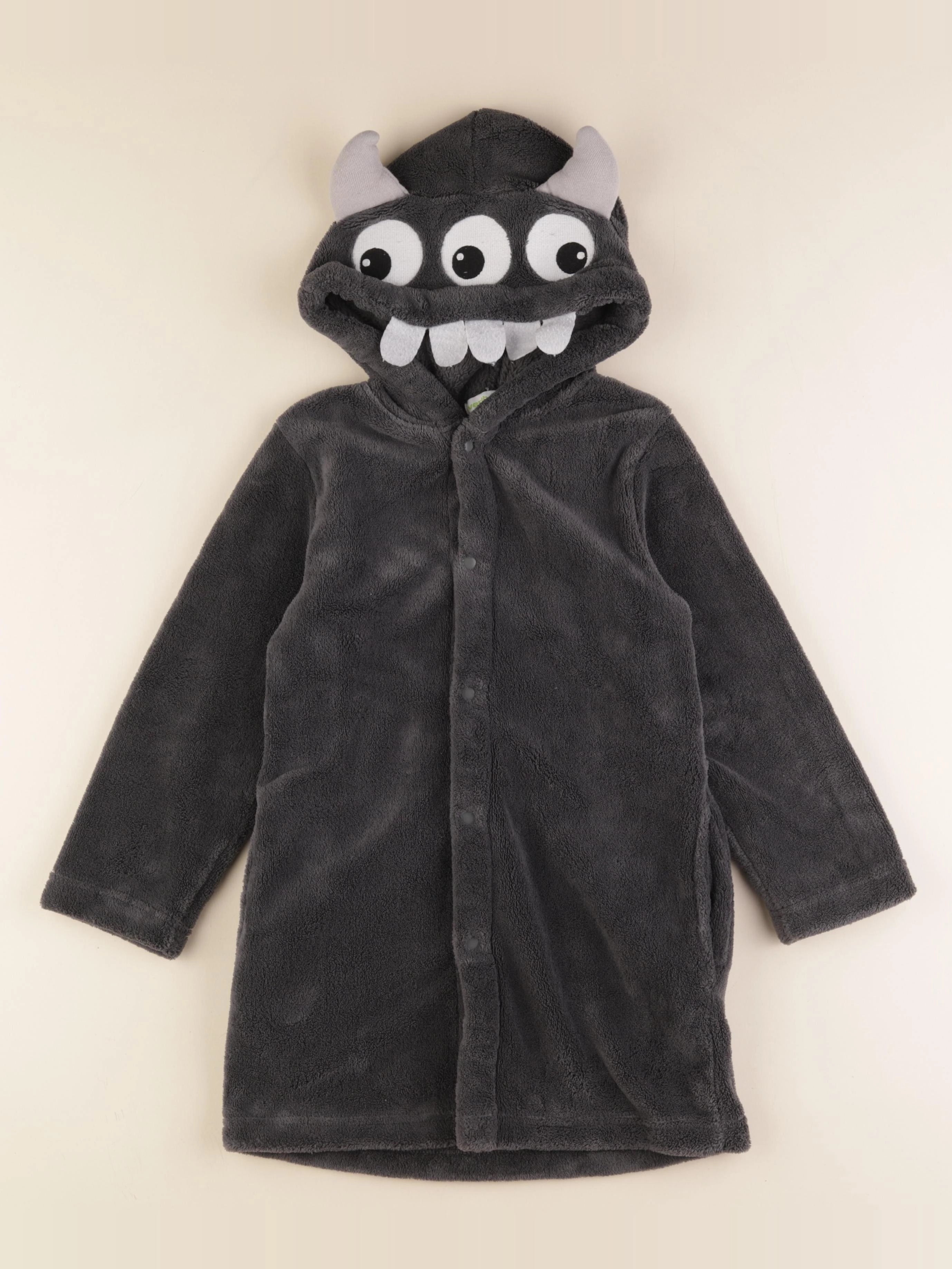 Vertbaudet - robe de chambre gris - 6 ans