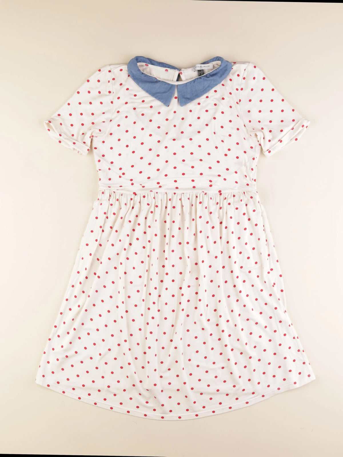 Envie de fraise - robe allaitement blanc, rouge - 38 à 40
