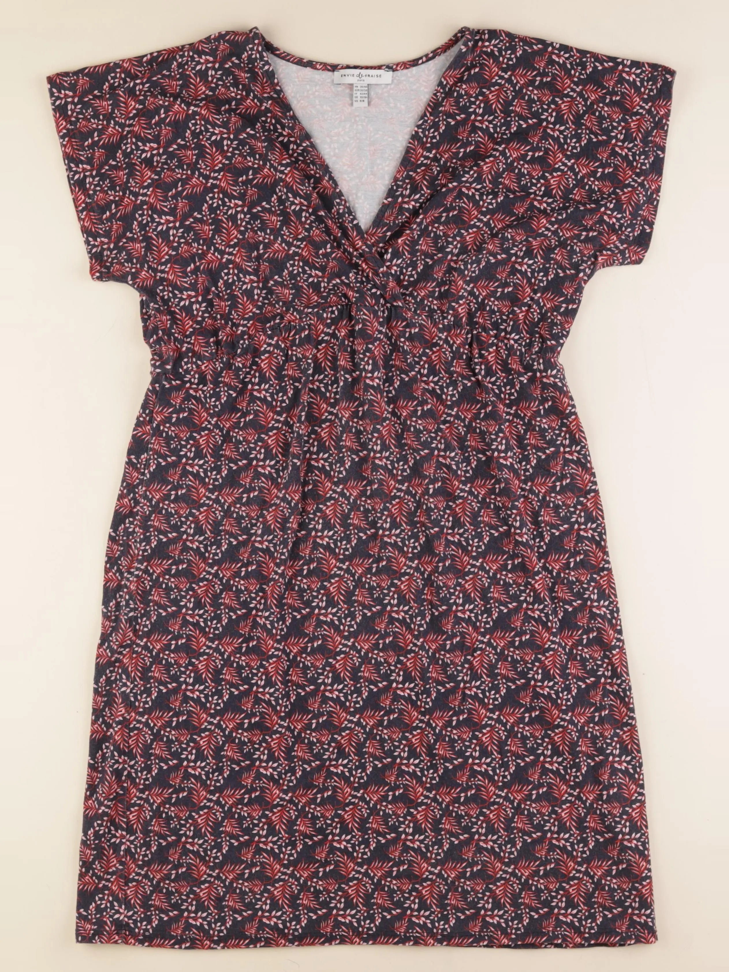 Envie de fraise - robe grossesse bleu, rouge - 38 à 40