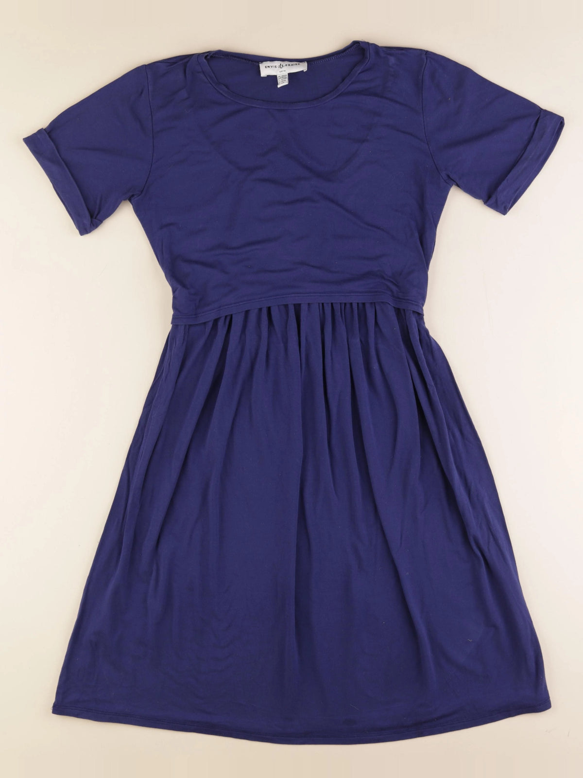 Envie de fraise - robe allaitement bleu - 38 à 40