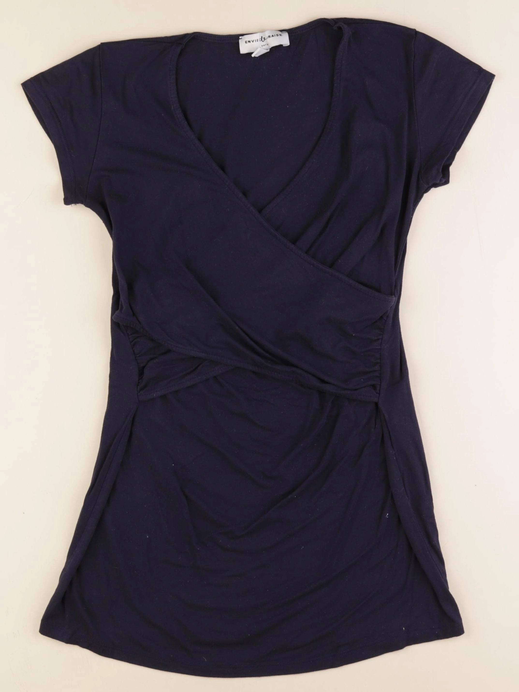 Envie de fraise - tee-shirt allaitement bleu - 38 à 40