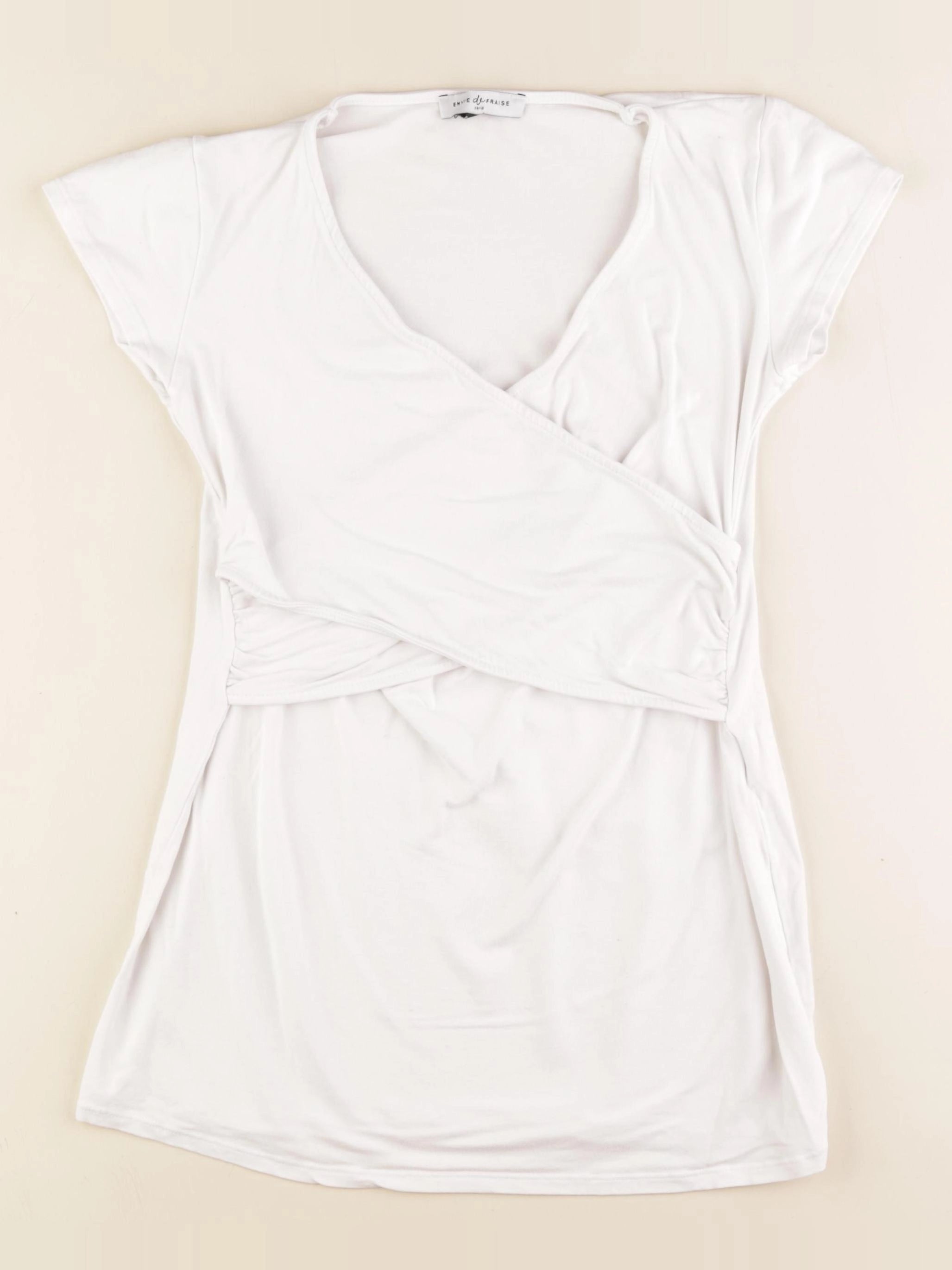 Envie de fraise - tee-shirt allaitement, allaitement blanc - 38 à 40