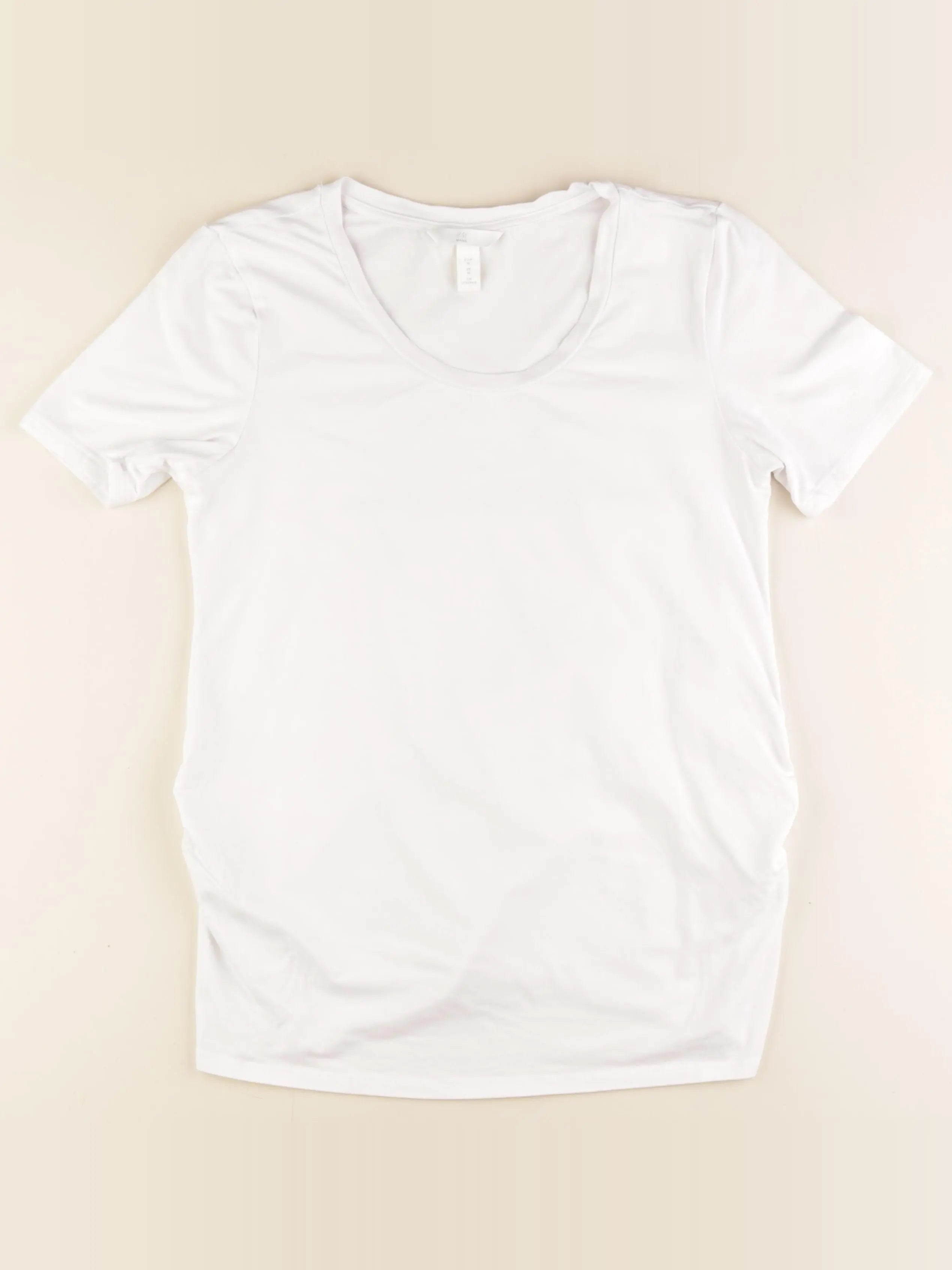 H&M - tee-shirt grossesse blanc - m