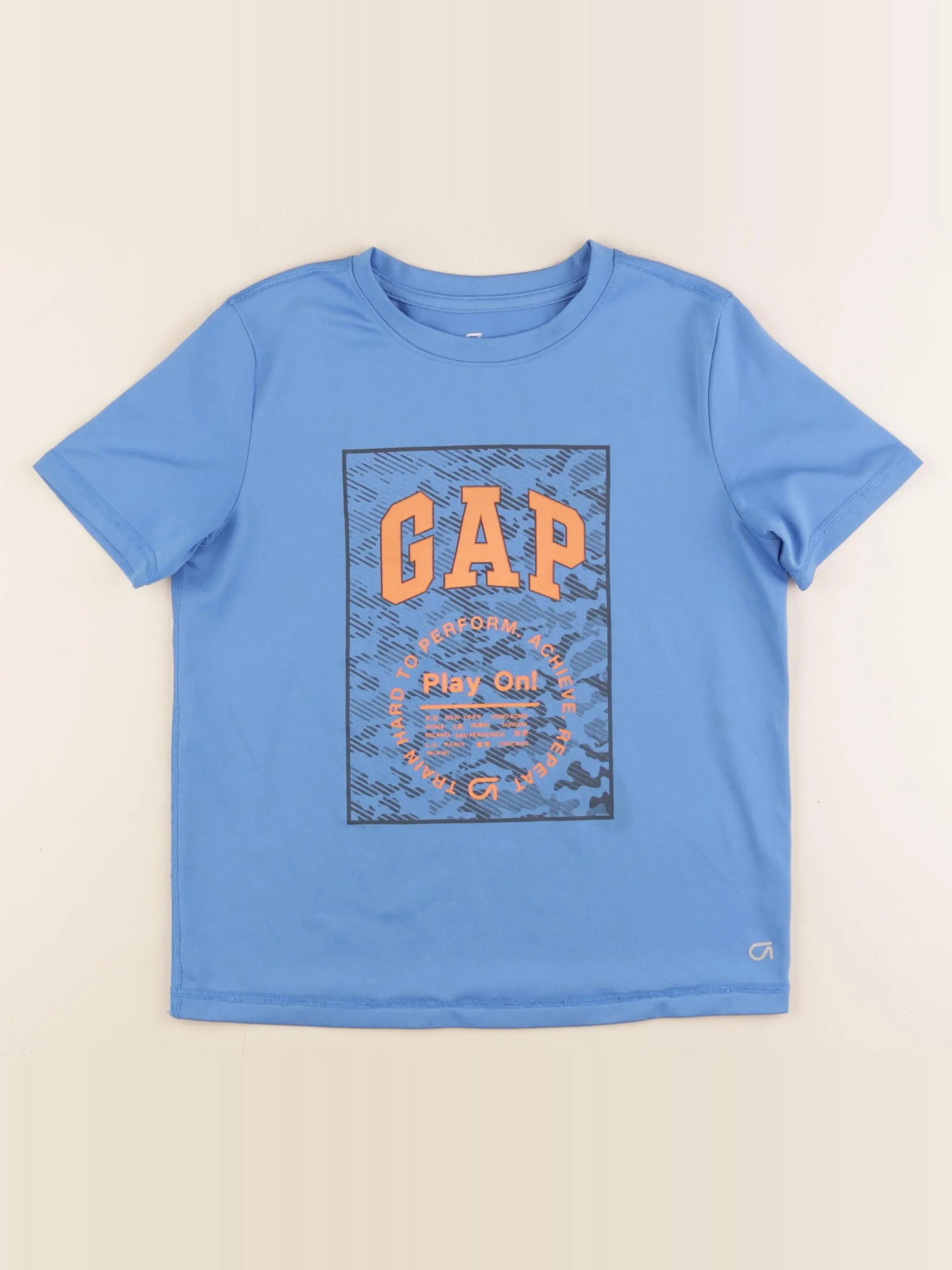 GAP - tee-shirt bleu - 6/7 ans