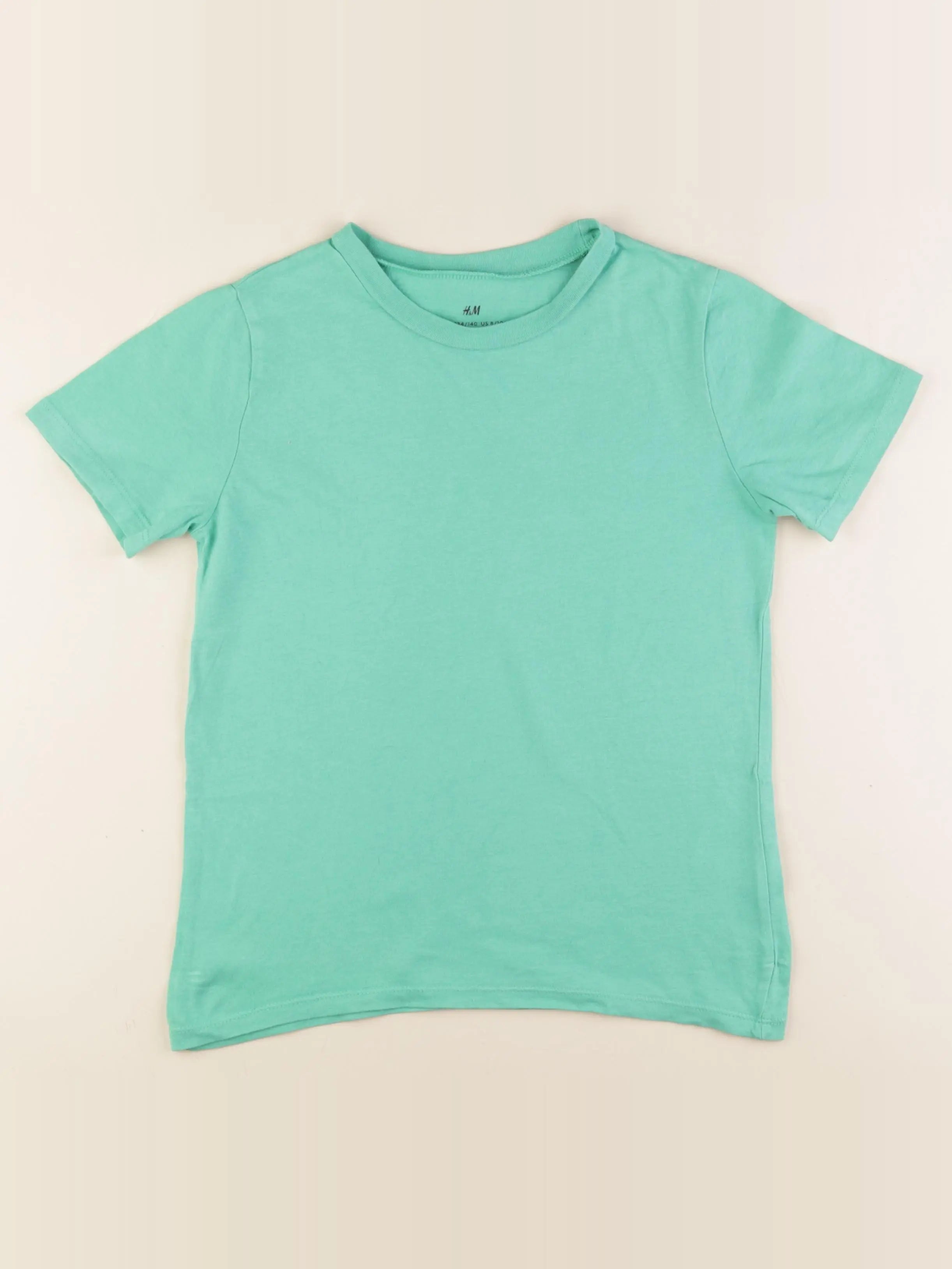 H&M - tee-shirt vert - 8/10 ans