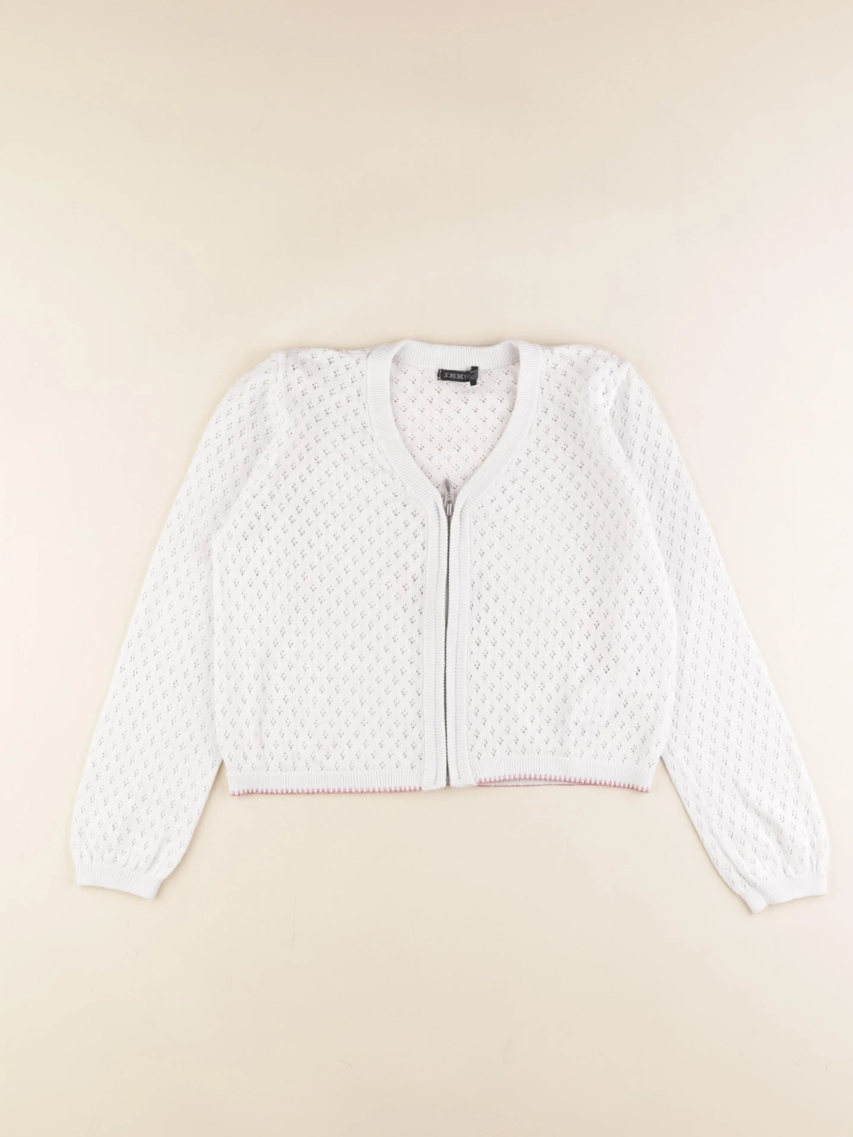 IKKS - gilet blanc - 10 ans
