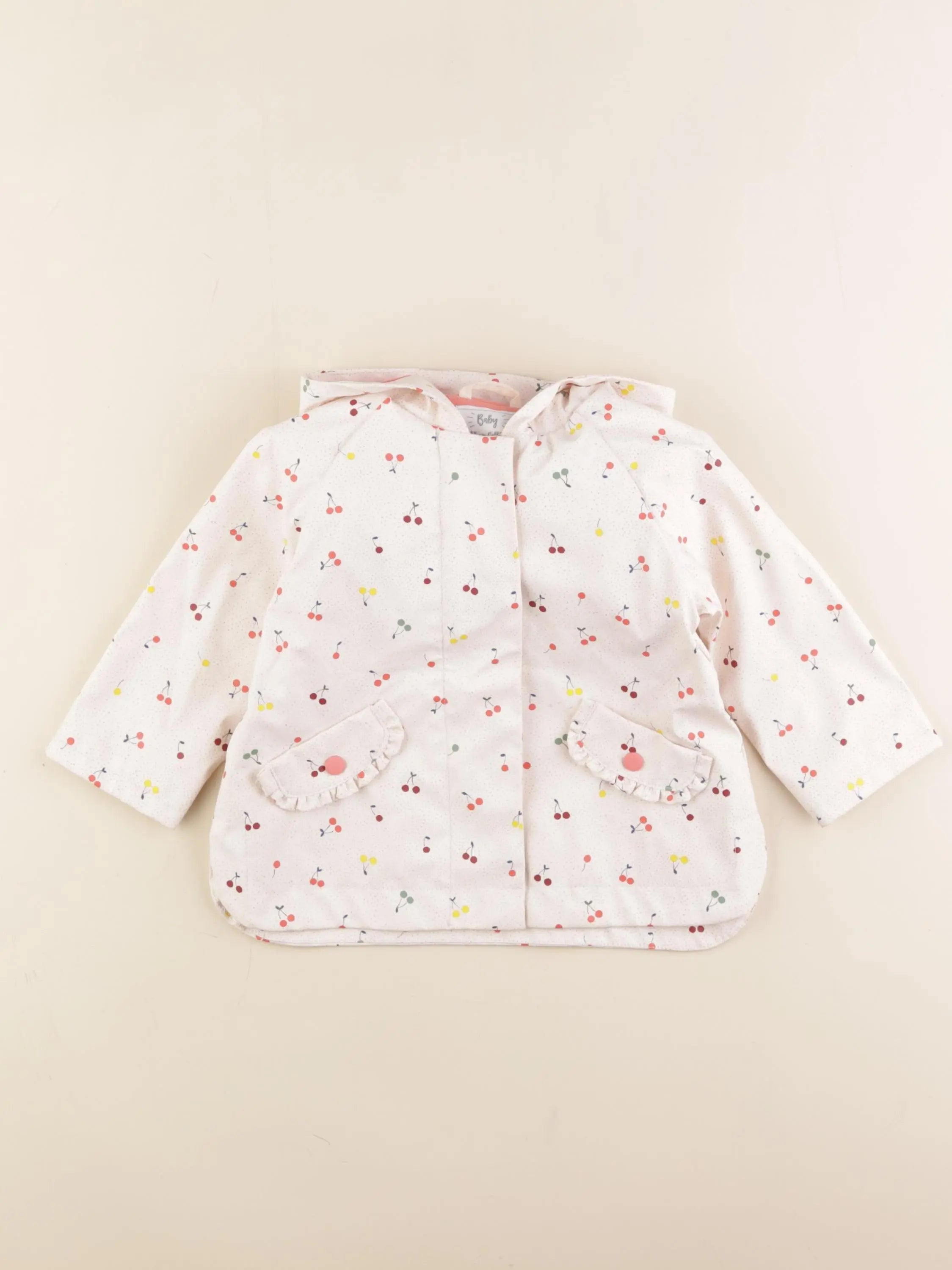 Vertbaudet - imperméable multicolore - 12 mois