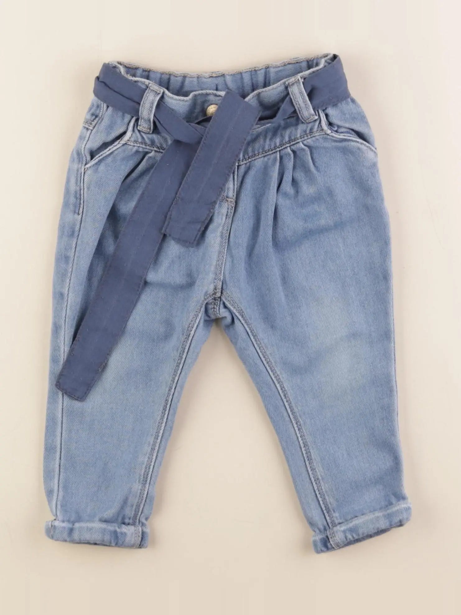 Tape à l'oeil - pantalon bleu - 12 mois