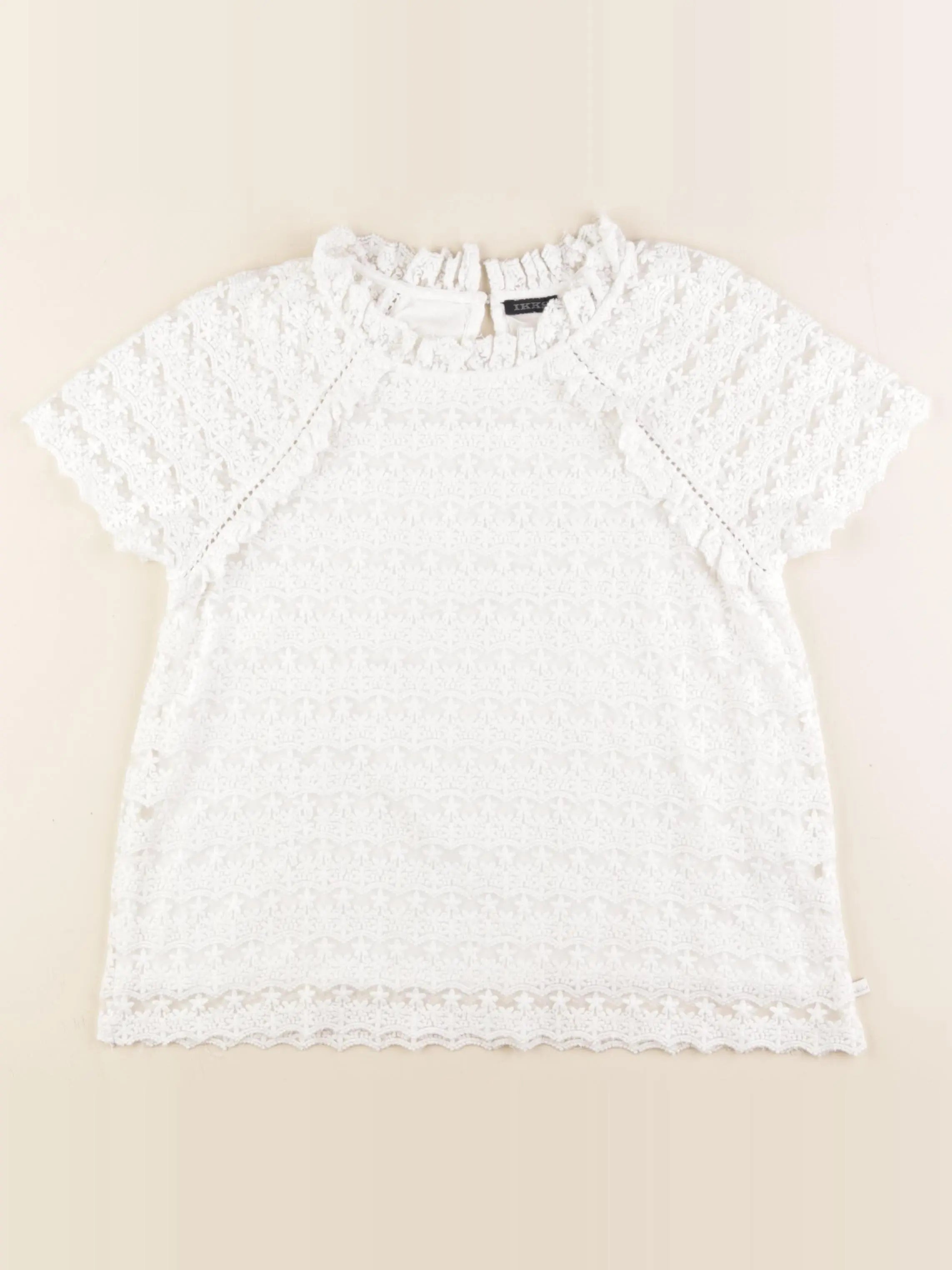 IKKS - blouse blanc - 10 ans