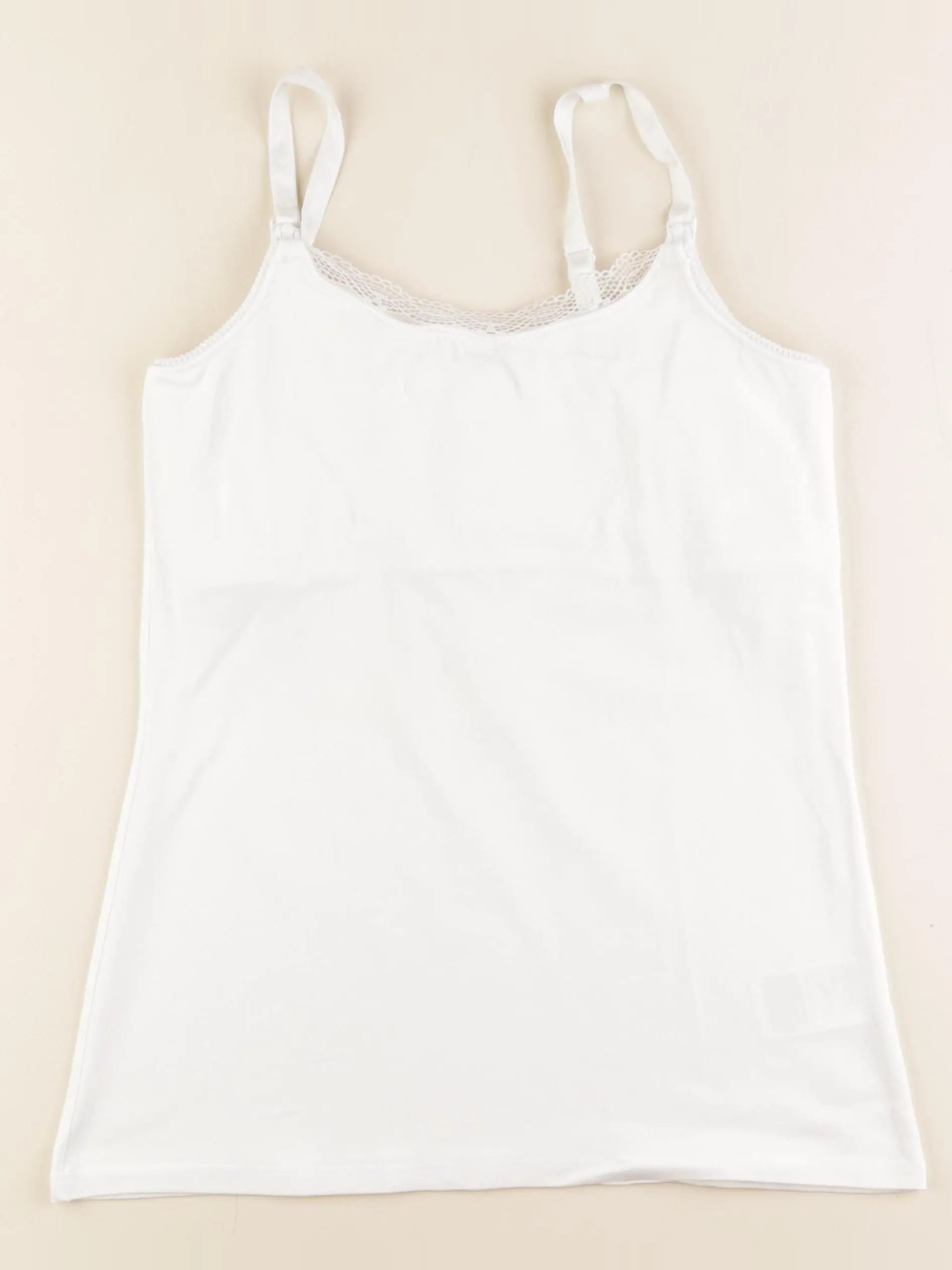 H&M - débardeur grossesse blanc - s