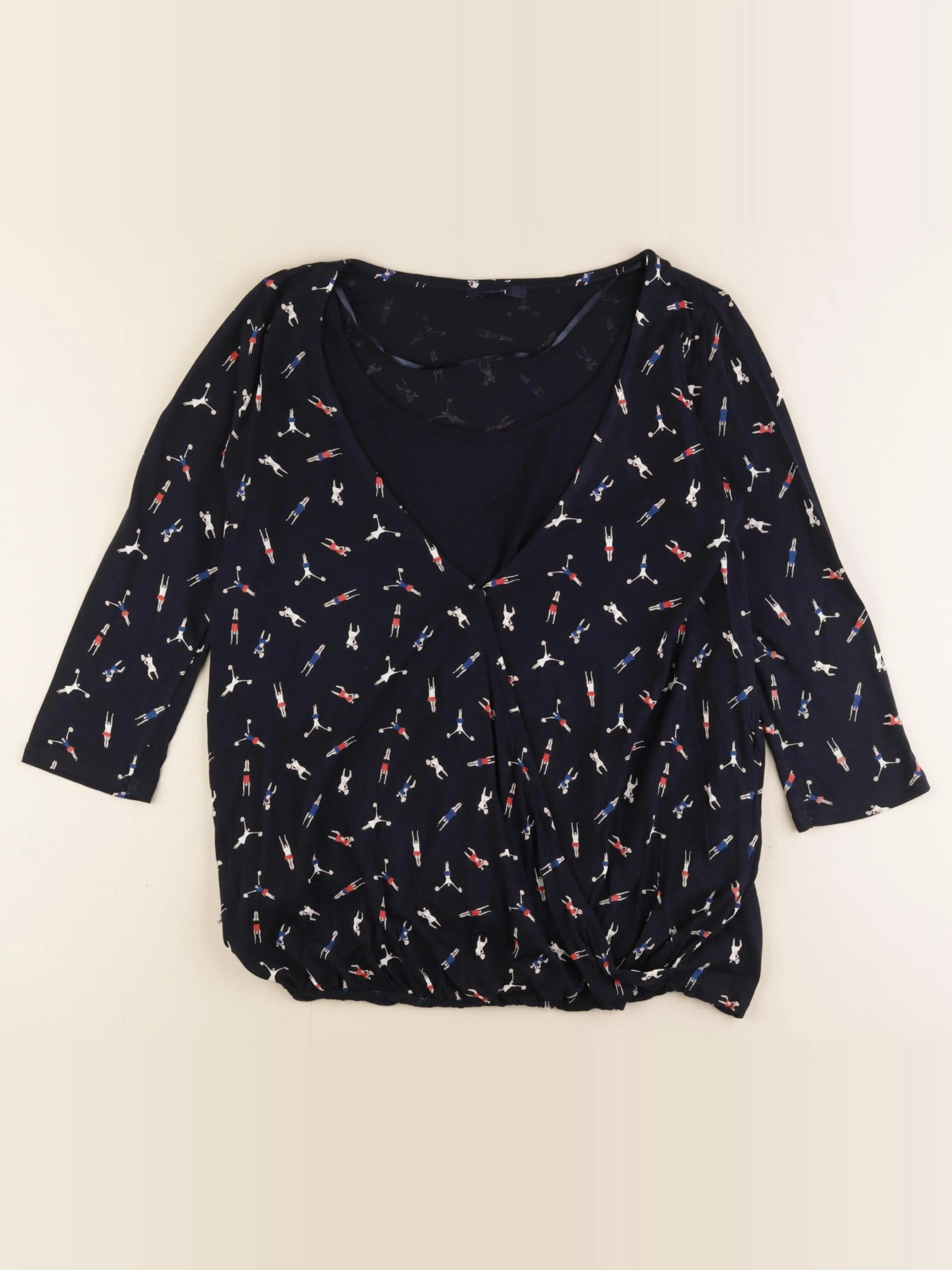 Kiabi - blouse grossesse bleu - 34 à 36