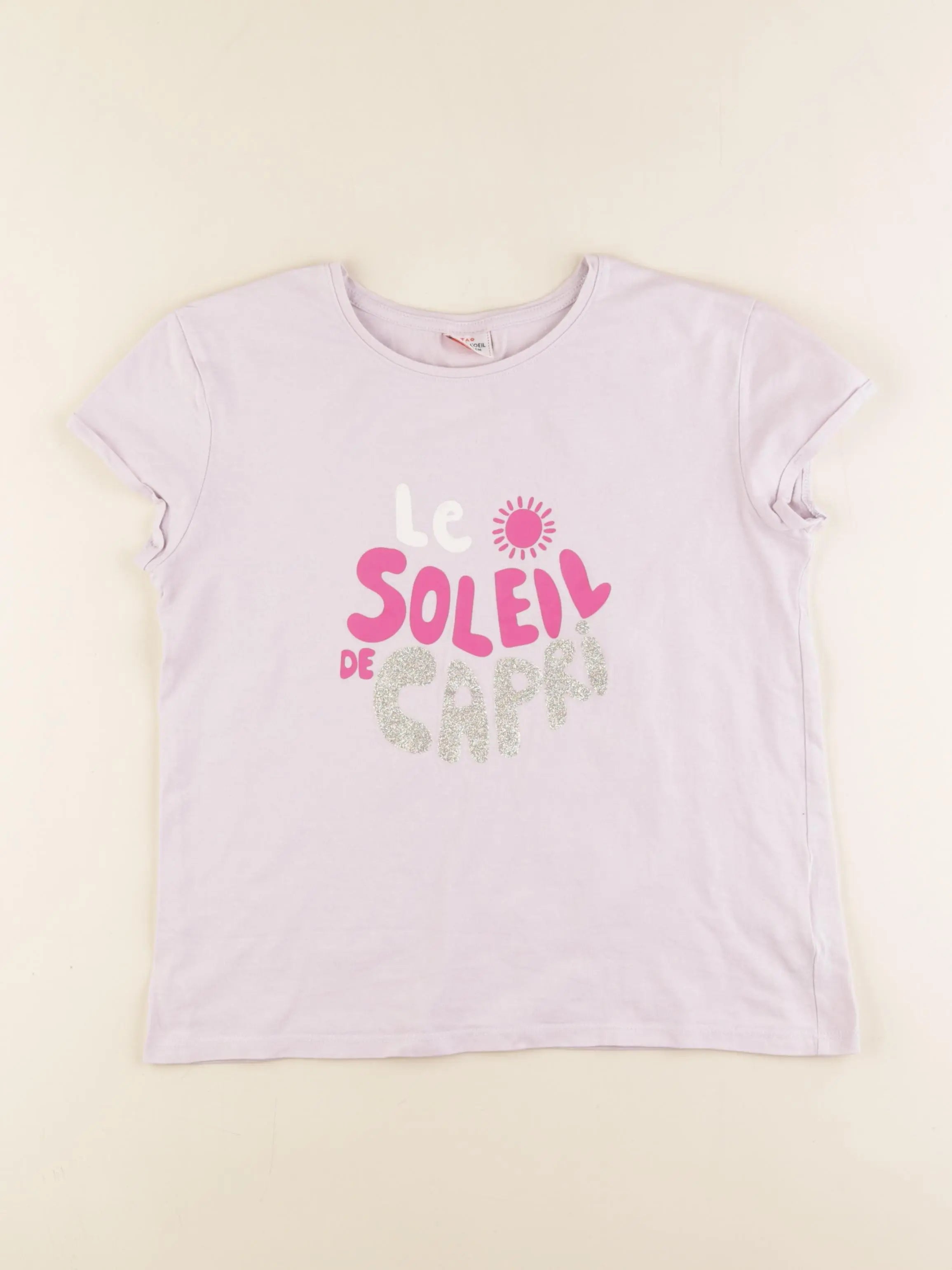 Tape à l'oeil - tee-shirt rose, or - 12 ans