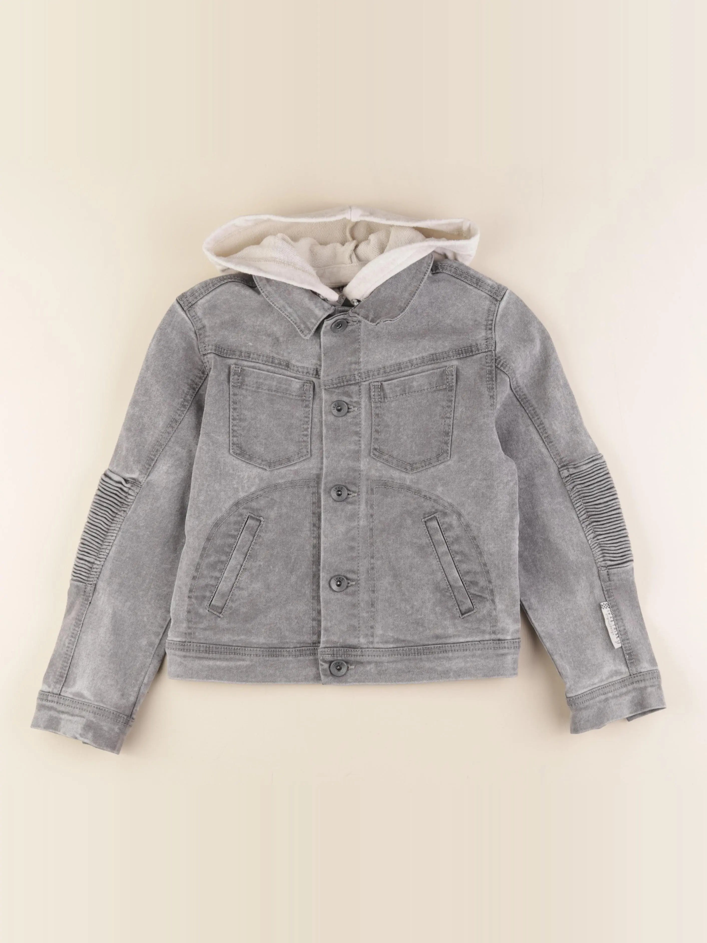 IKKS - veste imprimé au dos gris - 8 ans