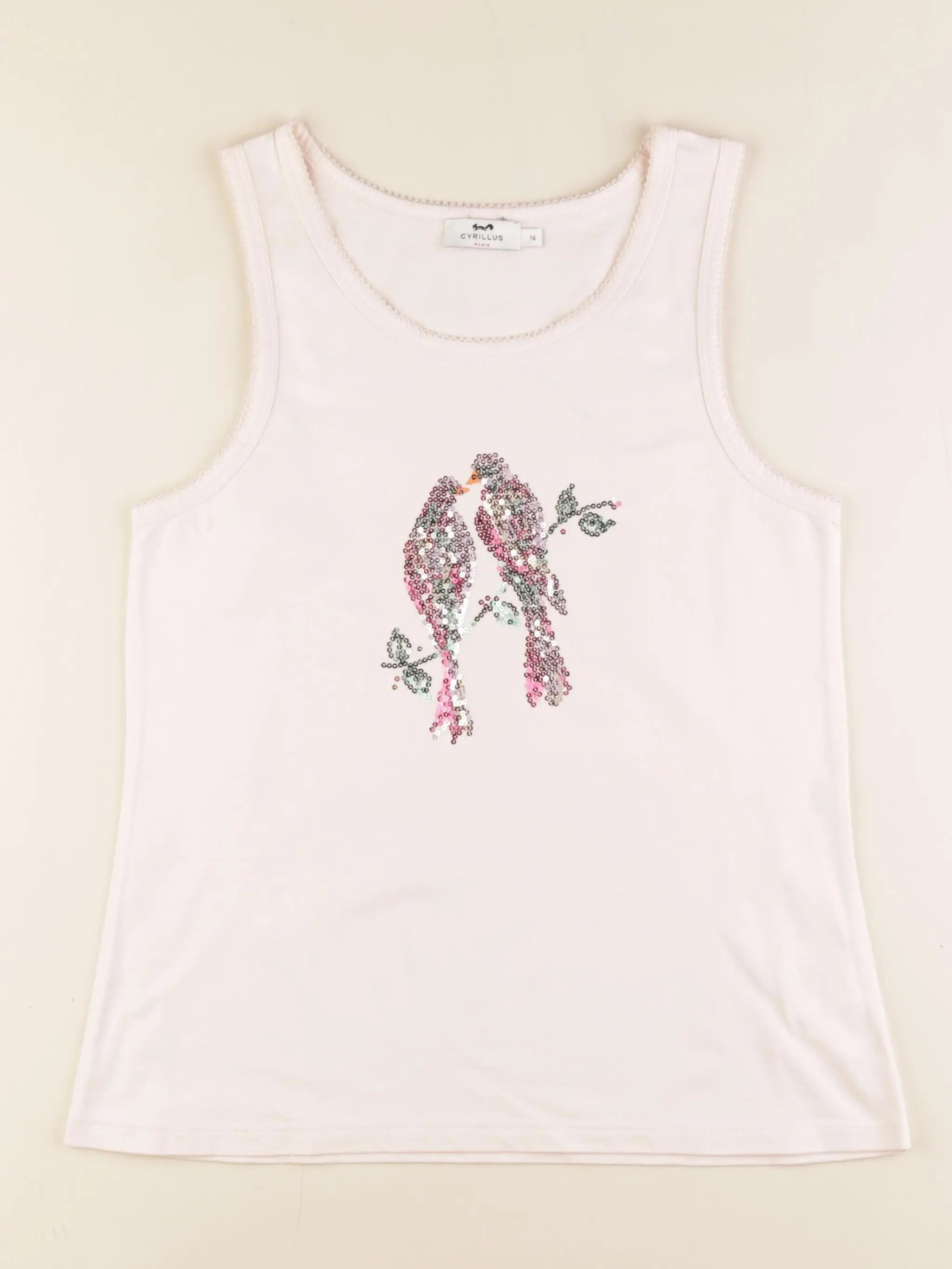 Cyrillus - débardeur rose - 14 ans