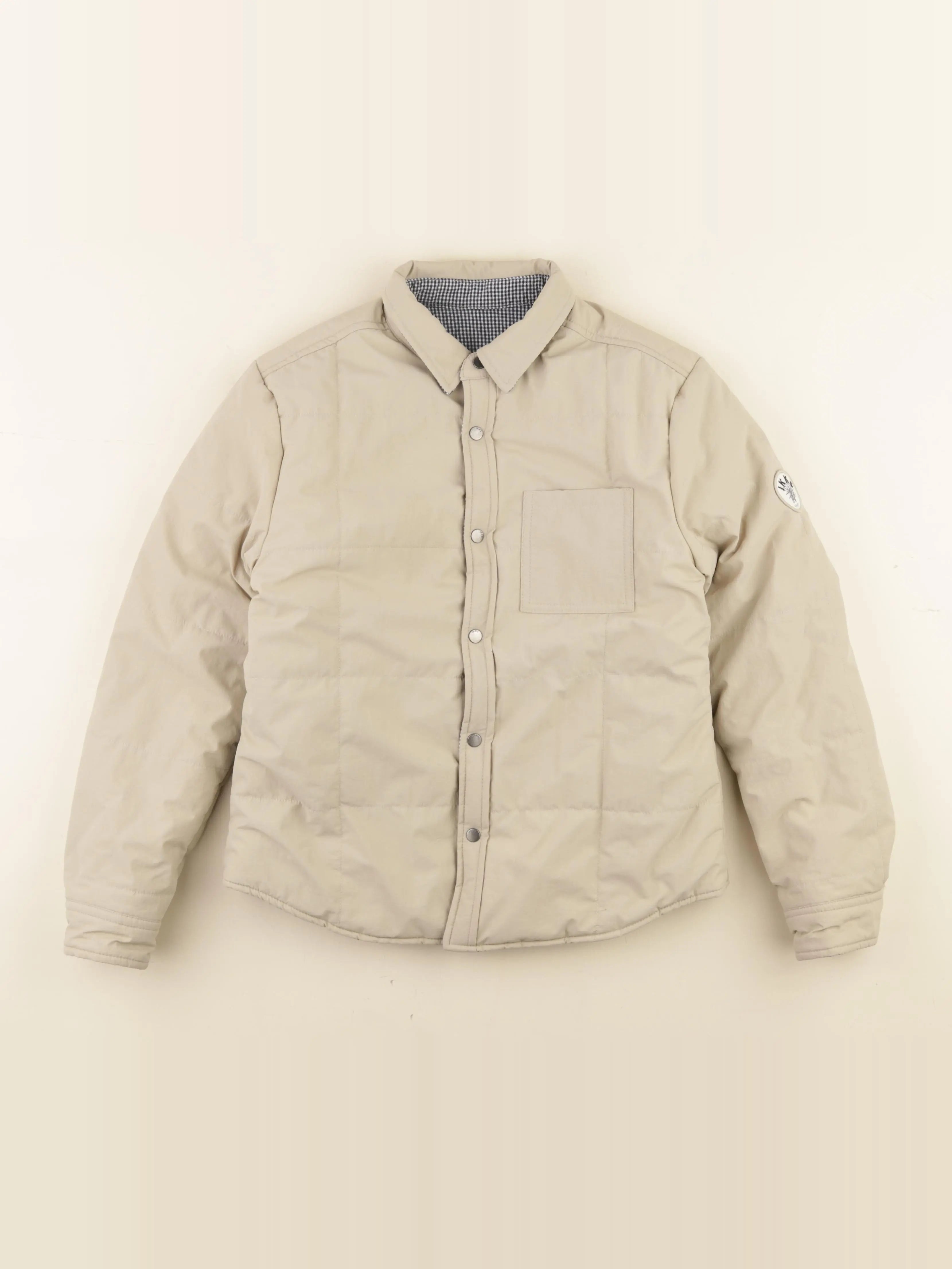 IKKS - veste réversible beige, bleu - 12 ans