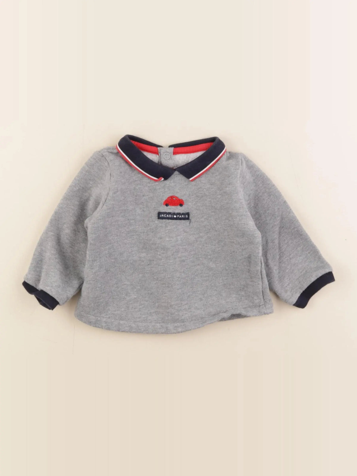 Jacadi - sweat gris - 6 mois