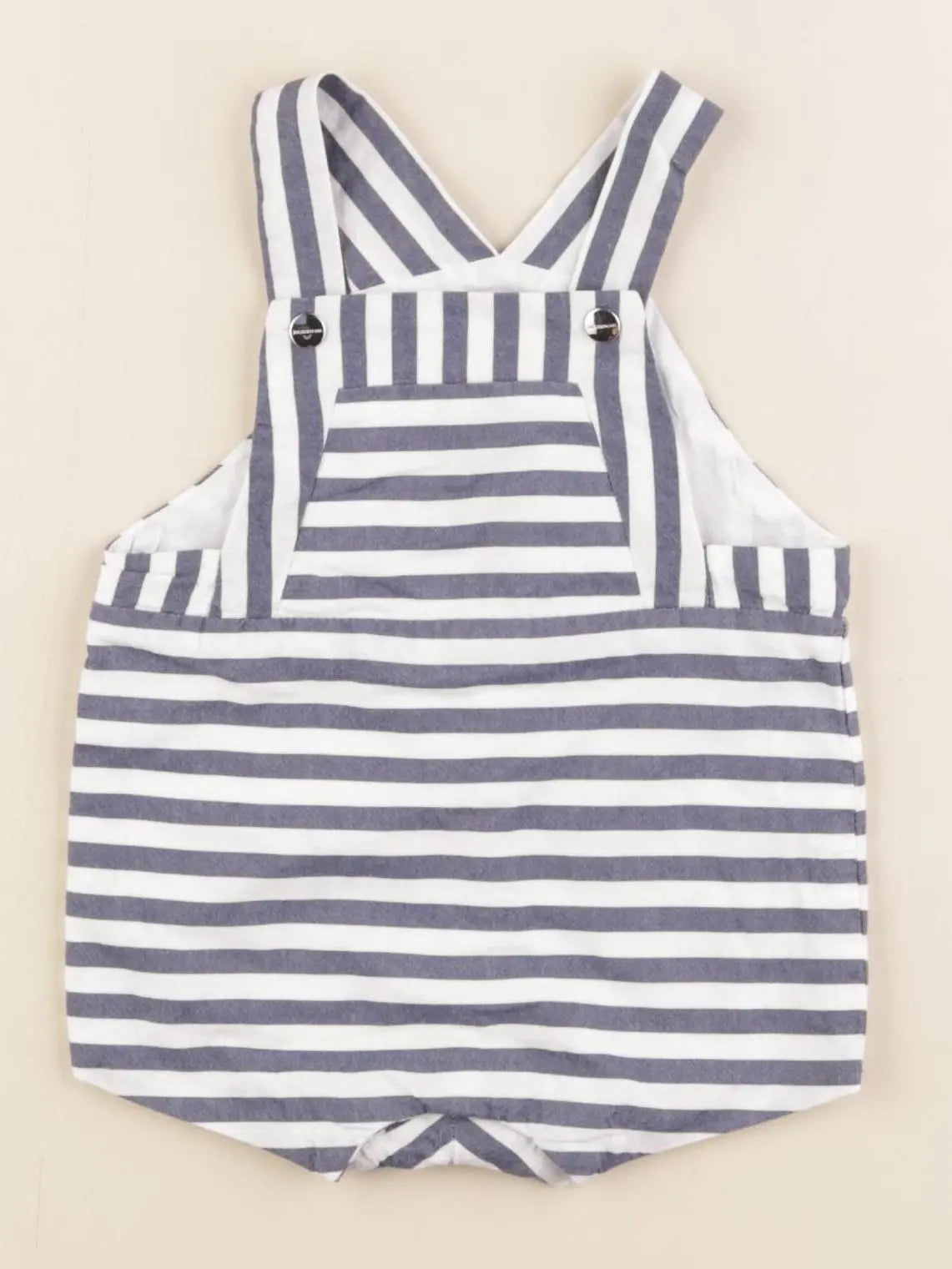 Jacadi - salopette blanc, bleu - 3 mois