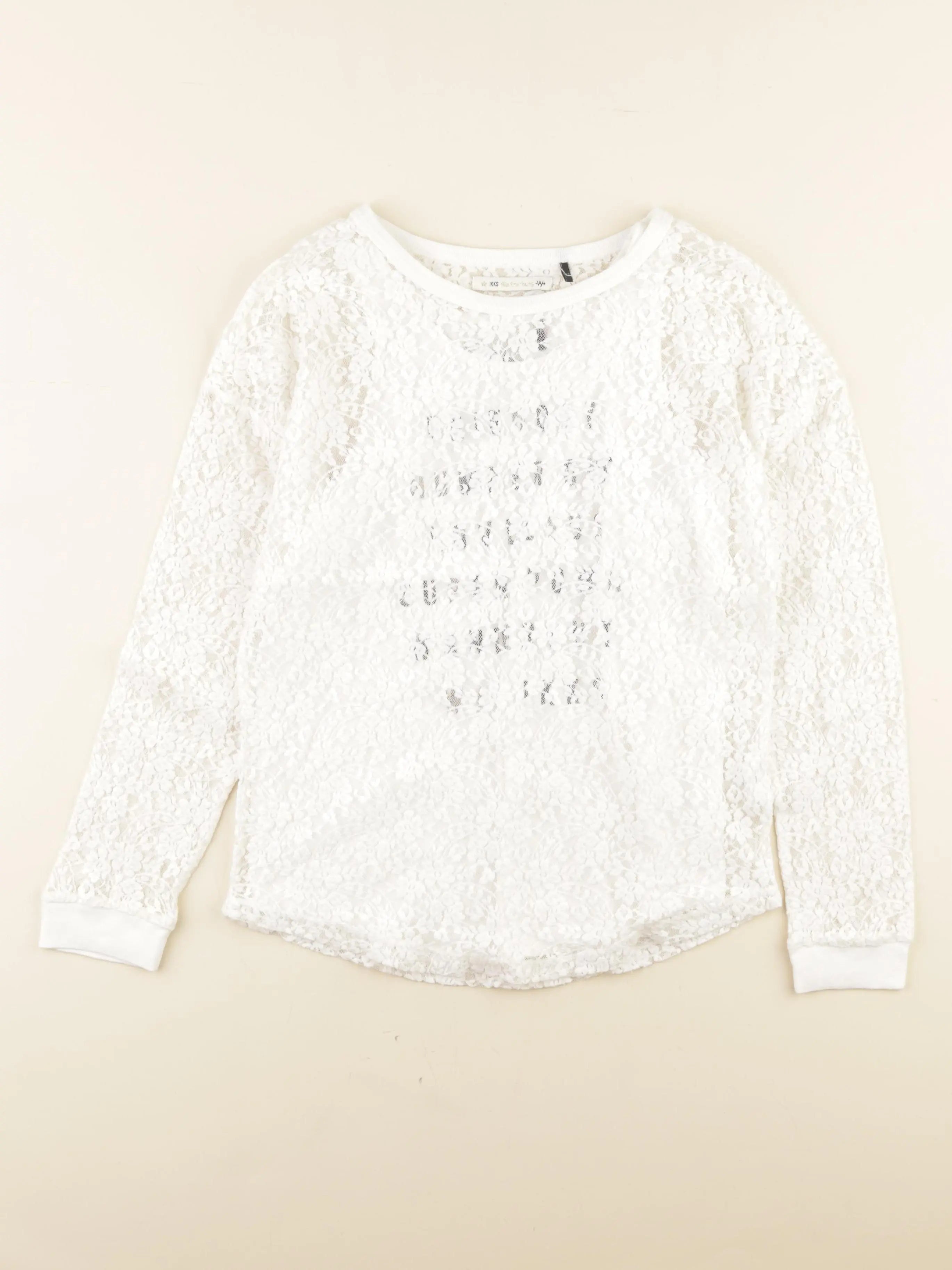IKKS - blouse blanc - 12 ans