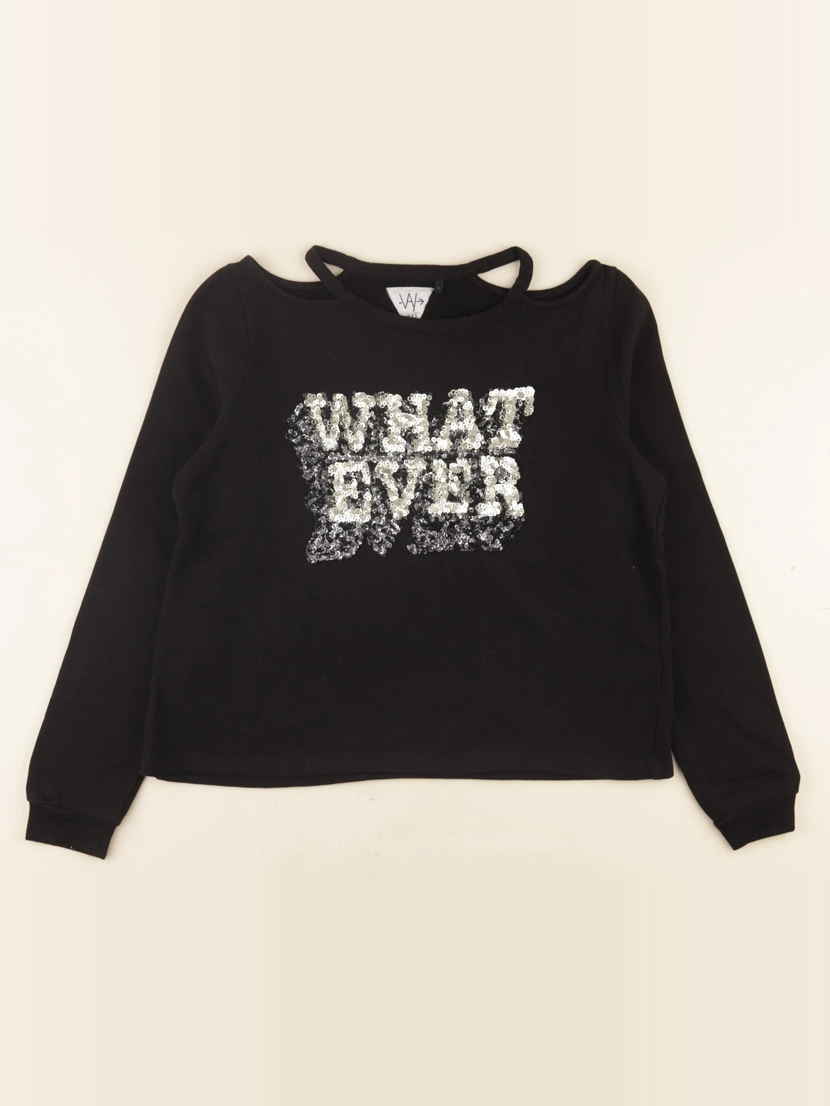 IKKS - sweat noir - 14 ans