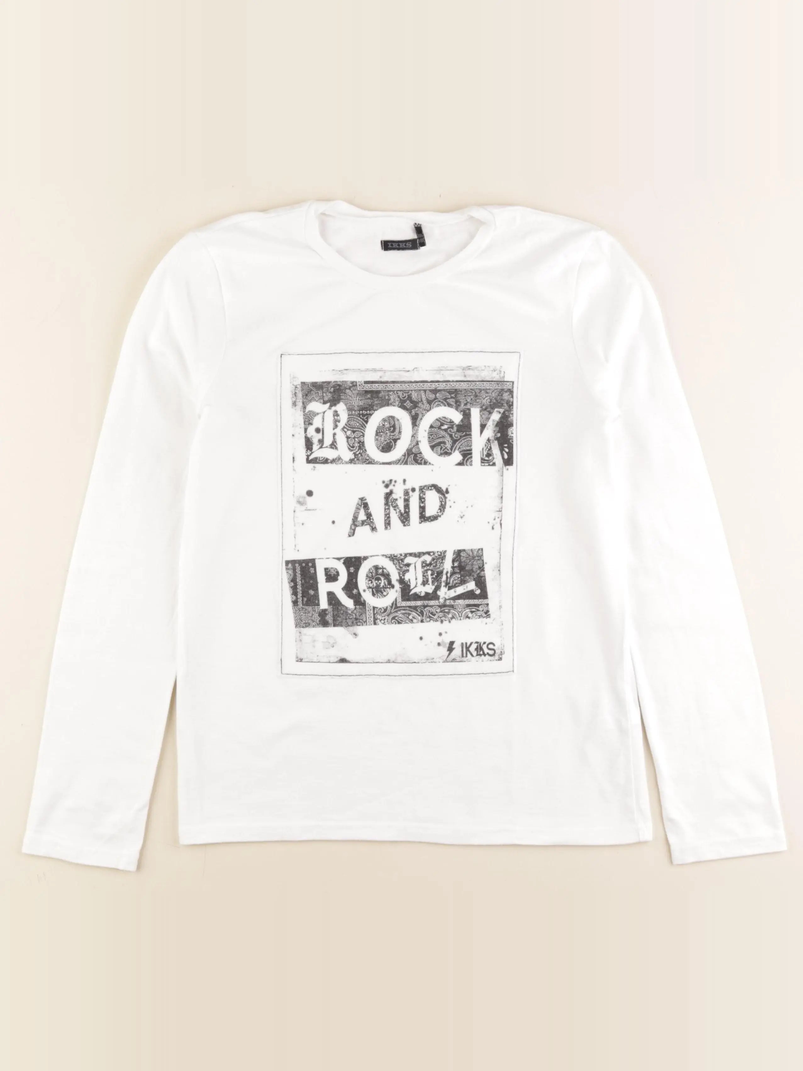 IKKS - tee-shirt blanc - 10 ans
