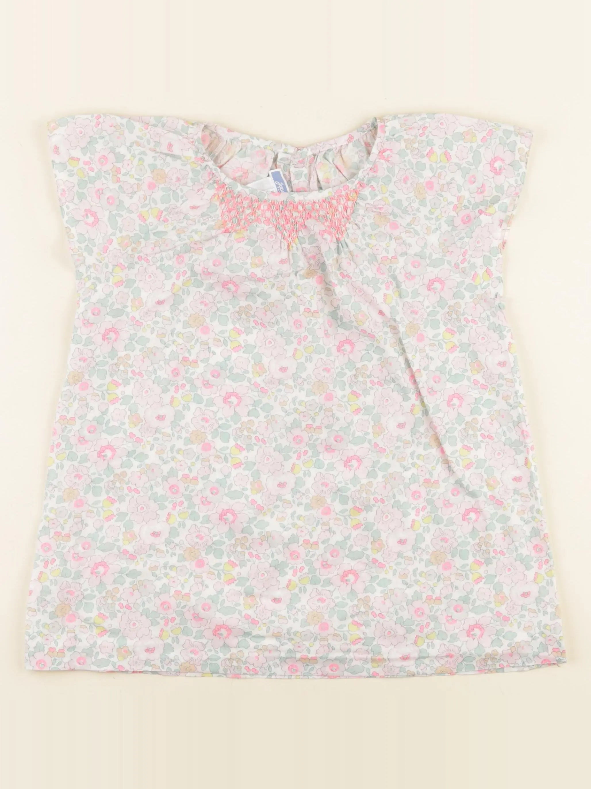 Jacadi - blouse liberty multicolore - 10 ans