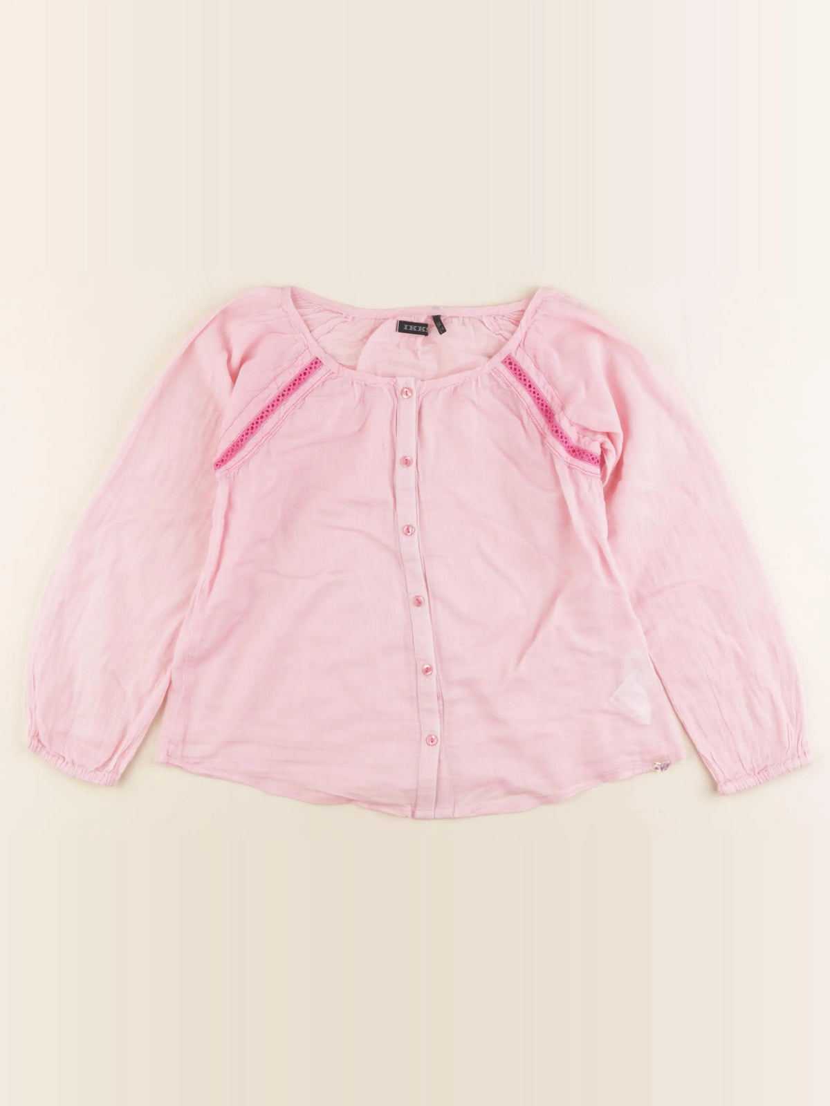 IKKS - blouse rose - 6 ans