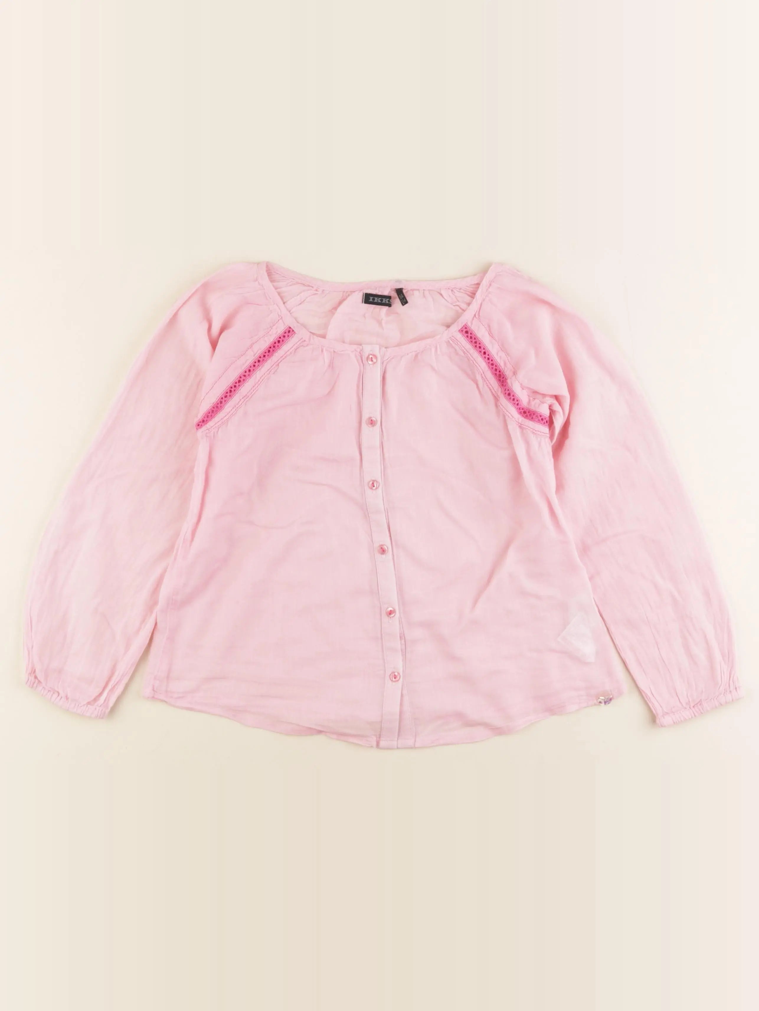 IKKS - blouse rose - 6 ans