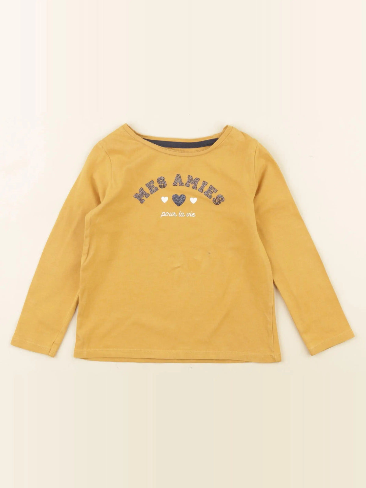 Vertbaudet - tee-shirt jaune - 3 ans