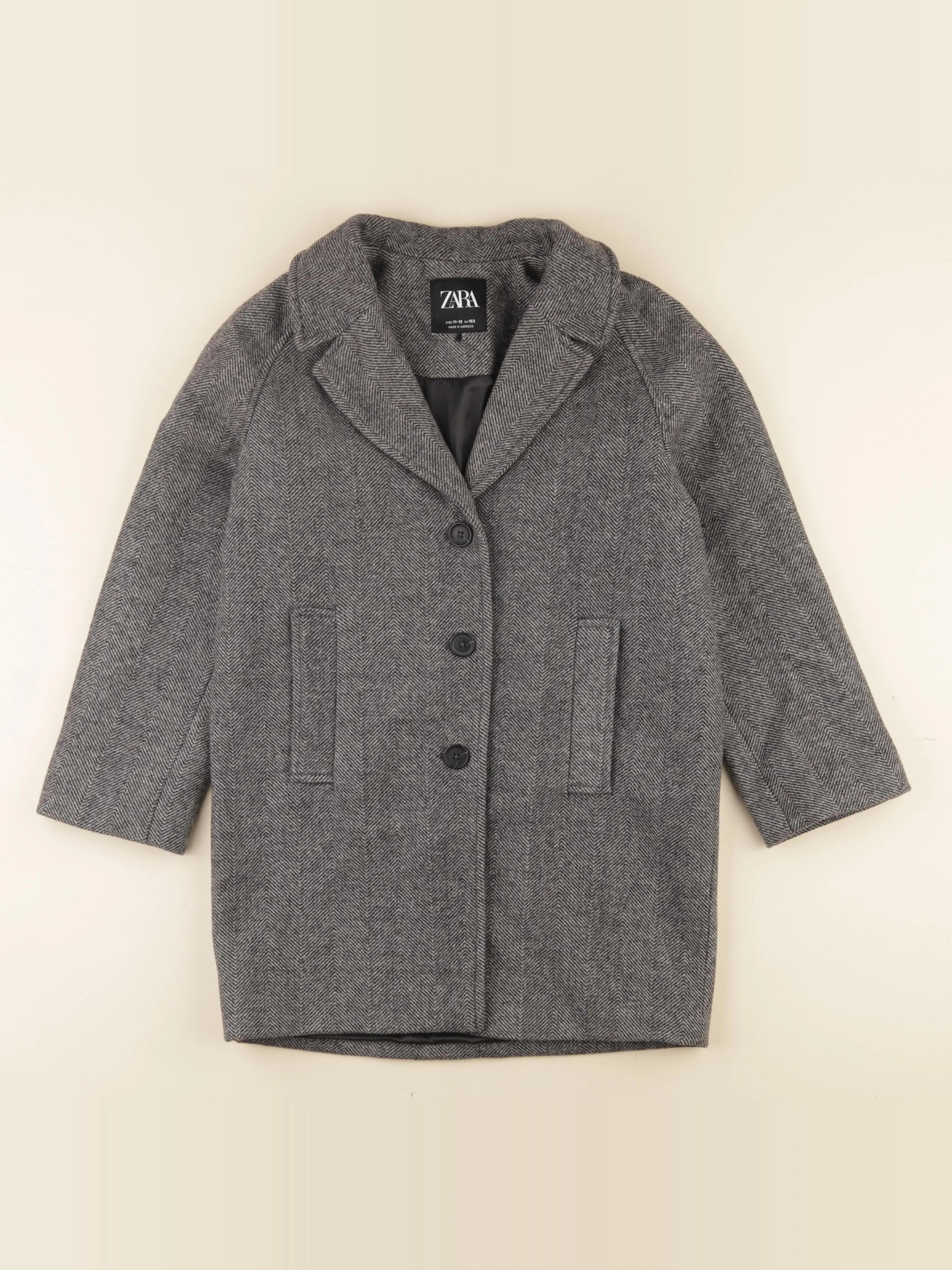 Zara - manteau gris - 11/12 ans