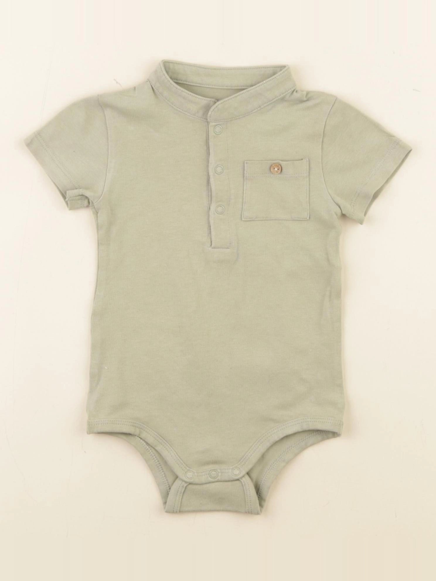 Vertbaudet - body à col vert - 9 mois