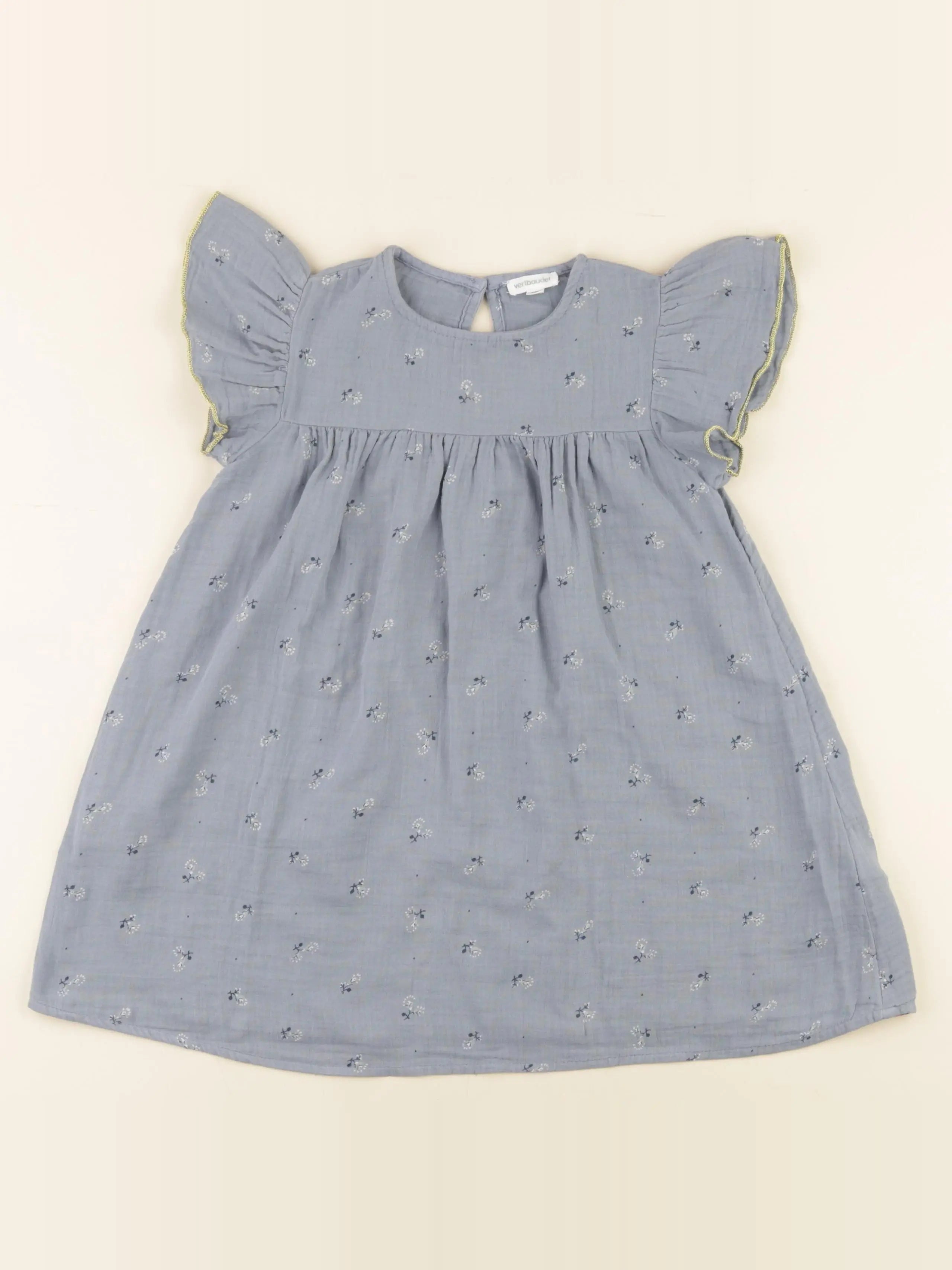 Vertbaudet - robe bleu - 4 ans