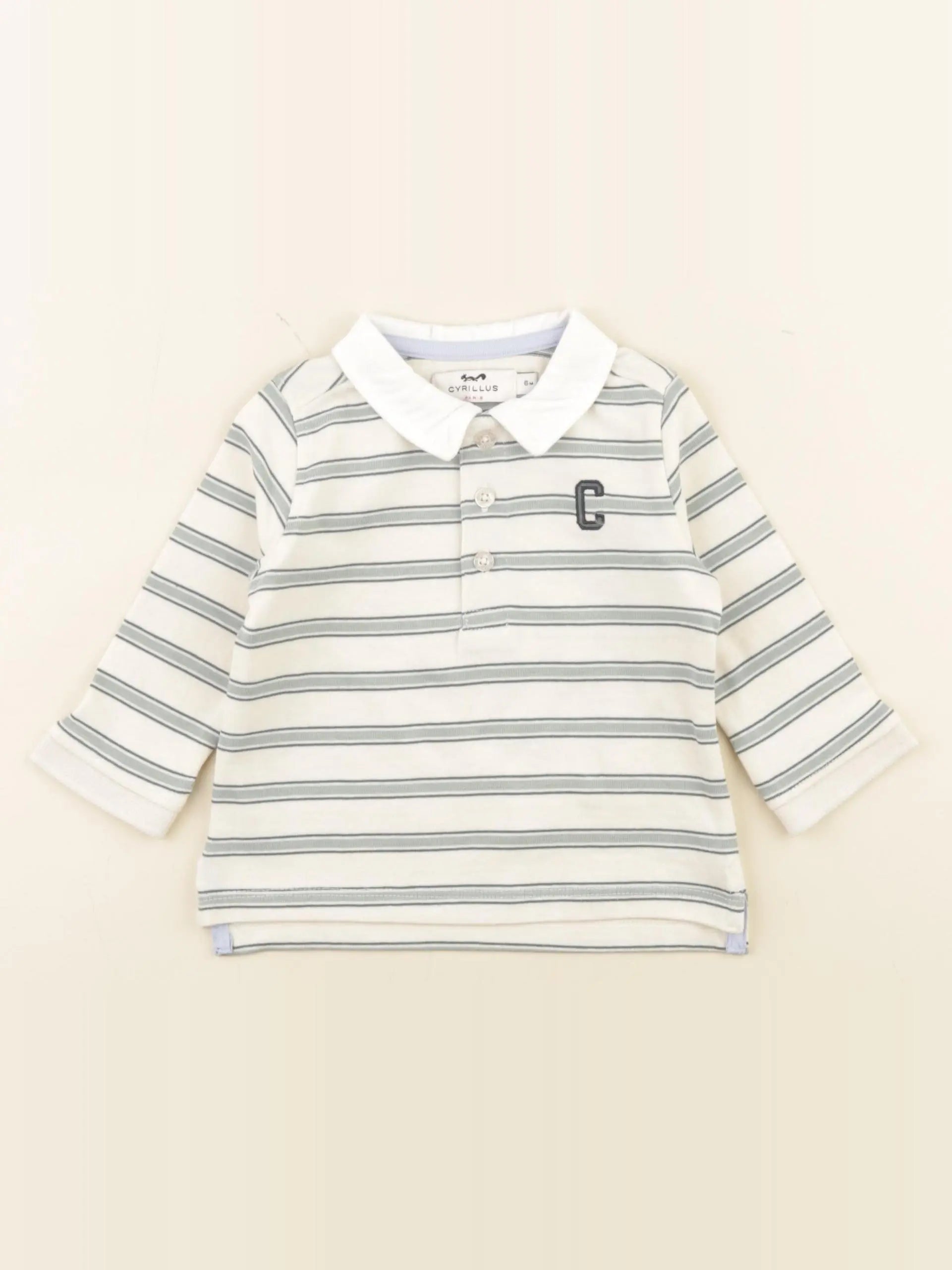 Cyrillus - polo vert - 6 mois