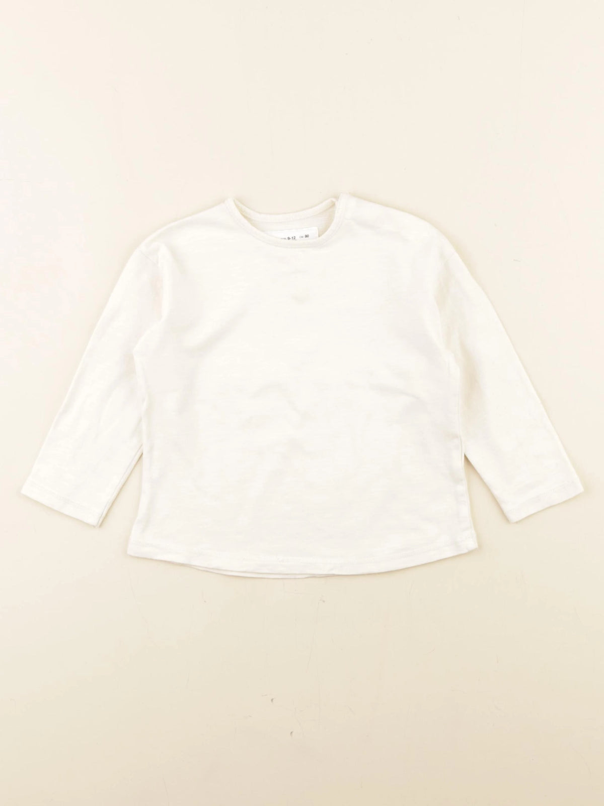 Zara - tee-shirt blanc - 9/12 mois