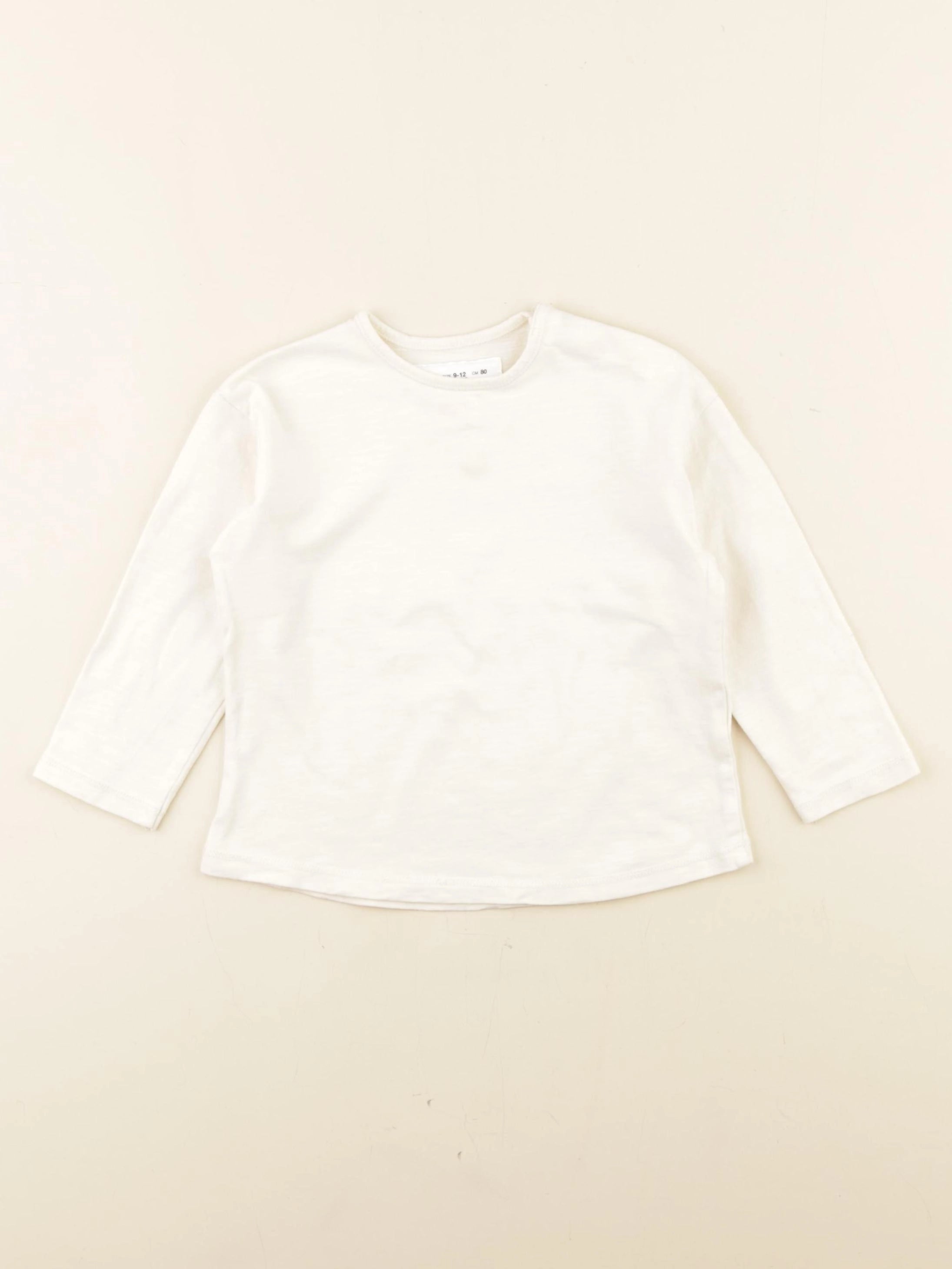 Zara - tee-shirt blanc - 9/12 mois