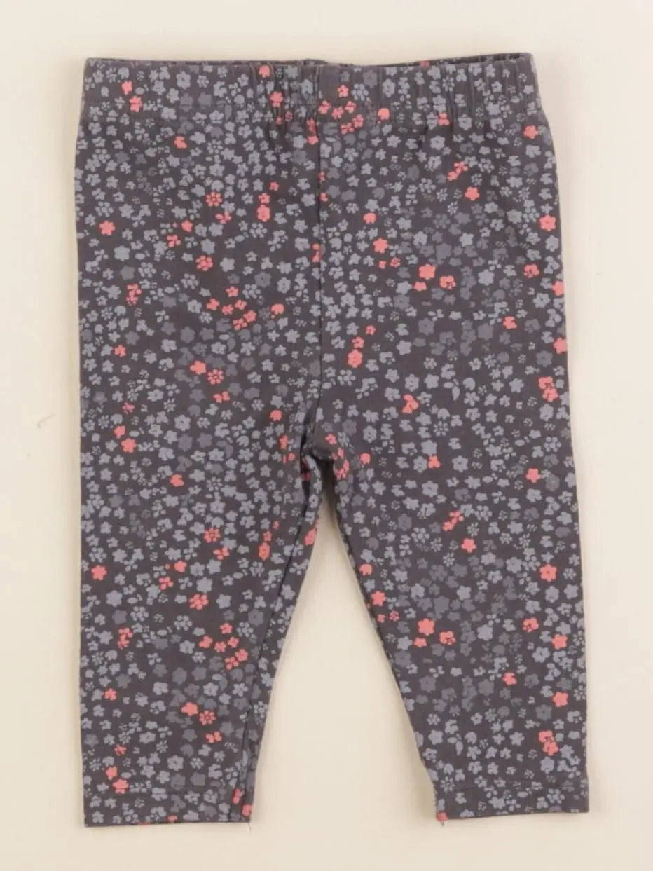 Vertbaudet - legging gris - 3 mois