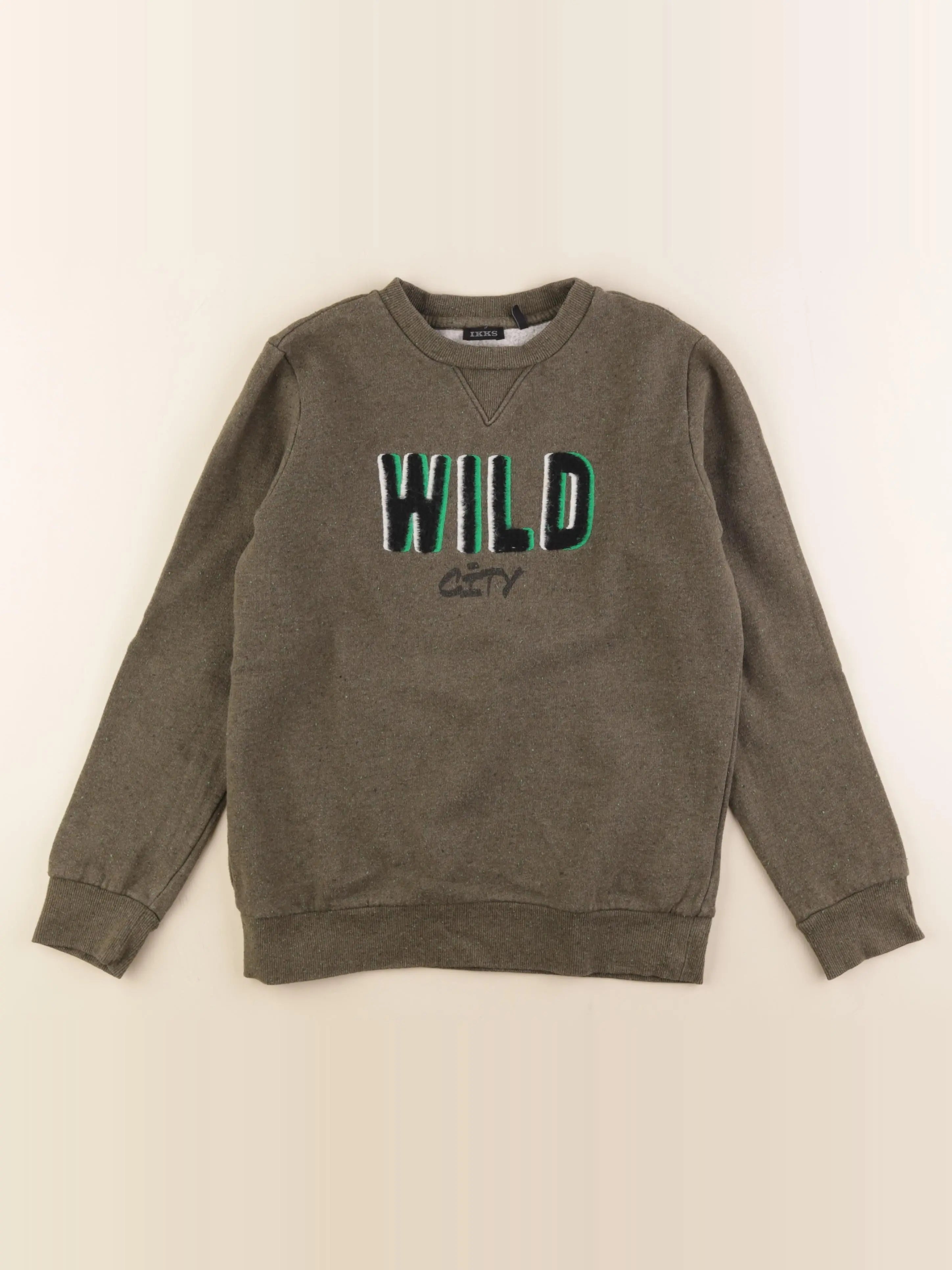 IKKS - sweat vert - 10 ans