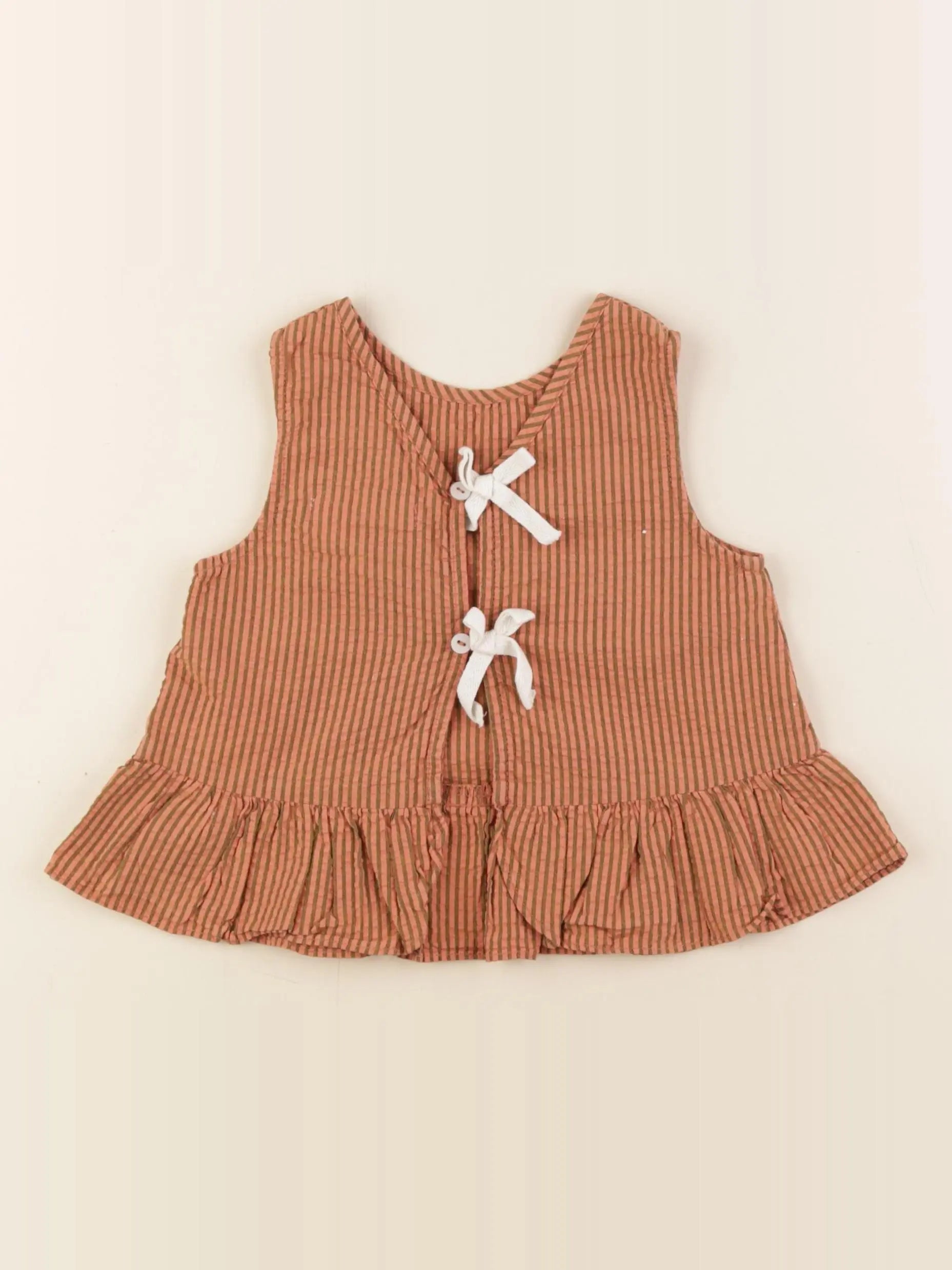 Zara - blouse orange - 4 ans